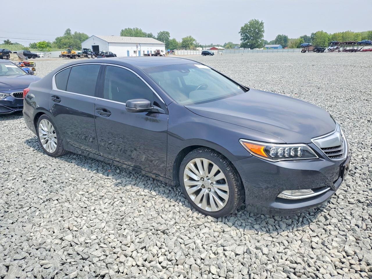 2014 Acura Rlx Tech-audio Gray vin: JH4KC1F7XEC006726