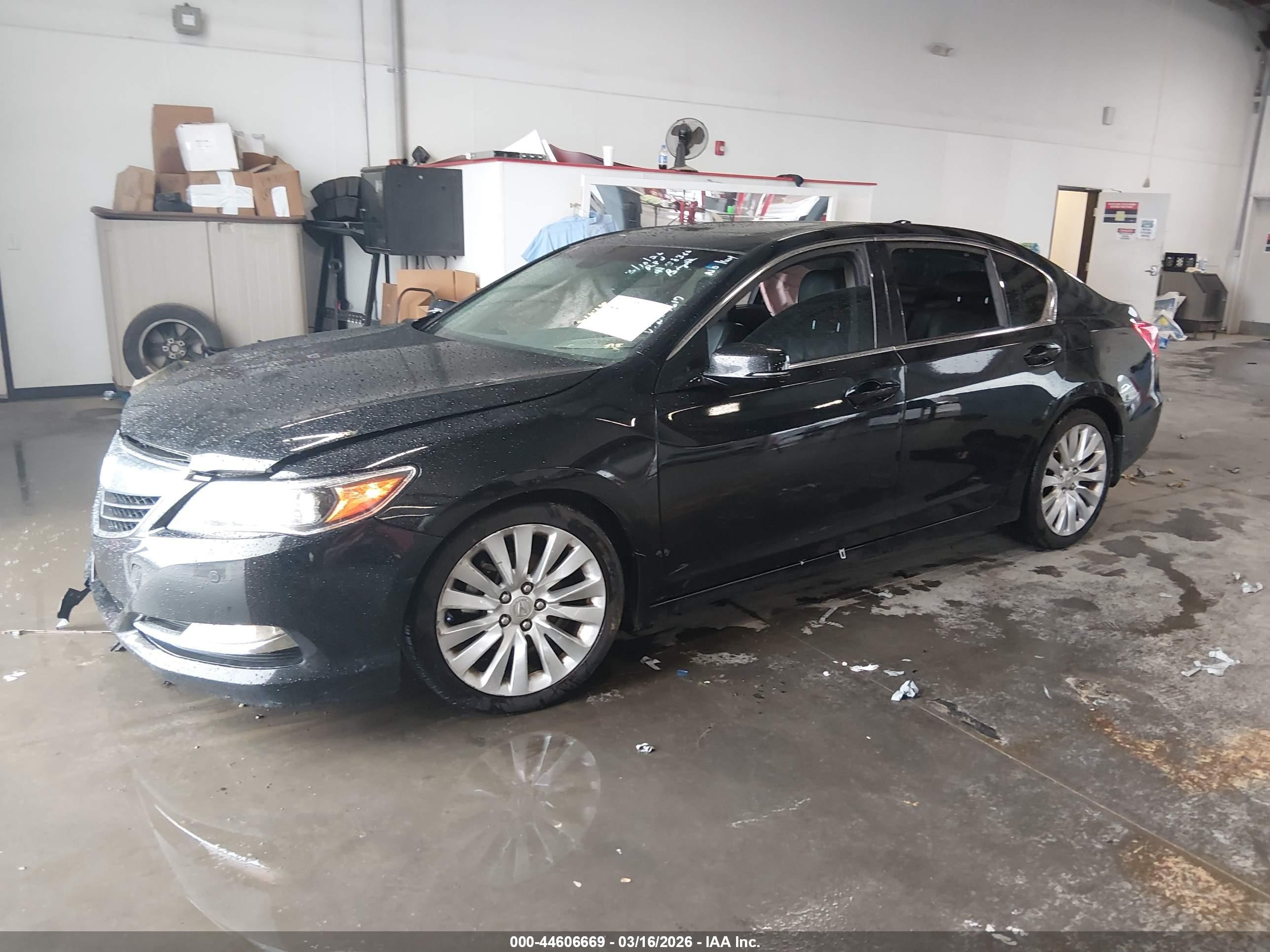 2014 Acura Rlx   Black vin: JH4KC1F90EC001617