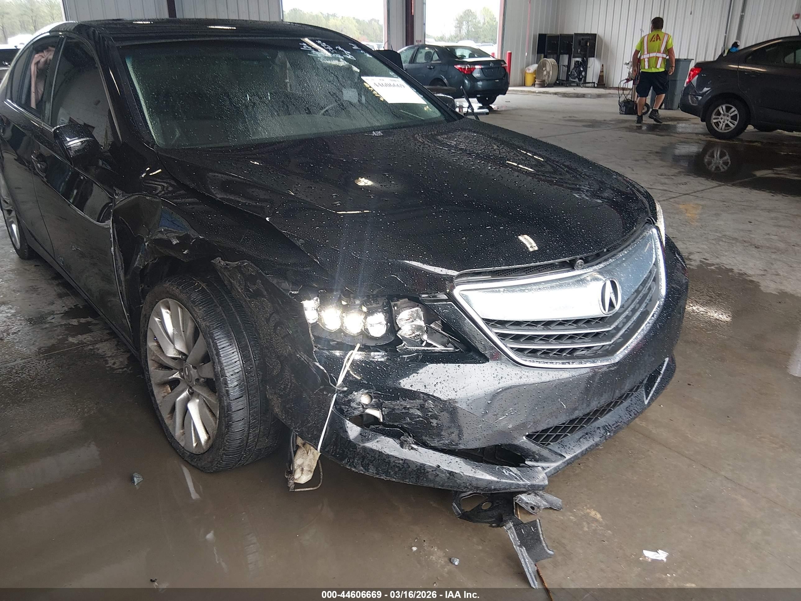 2014 Acura Rlx   Black vin: JH4KC1F90EC001617