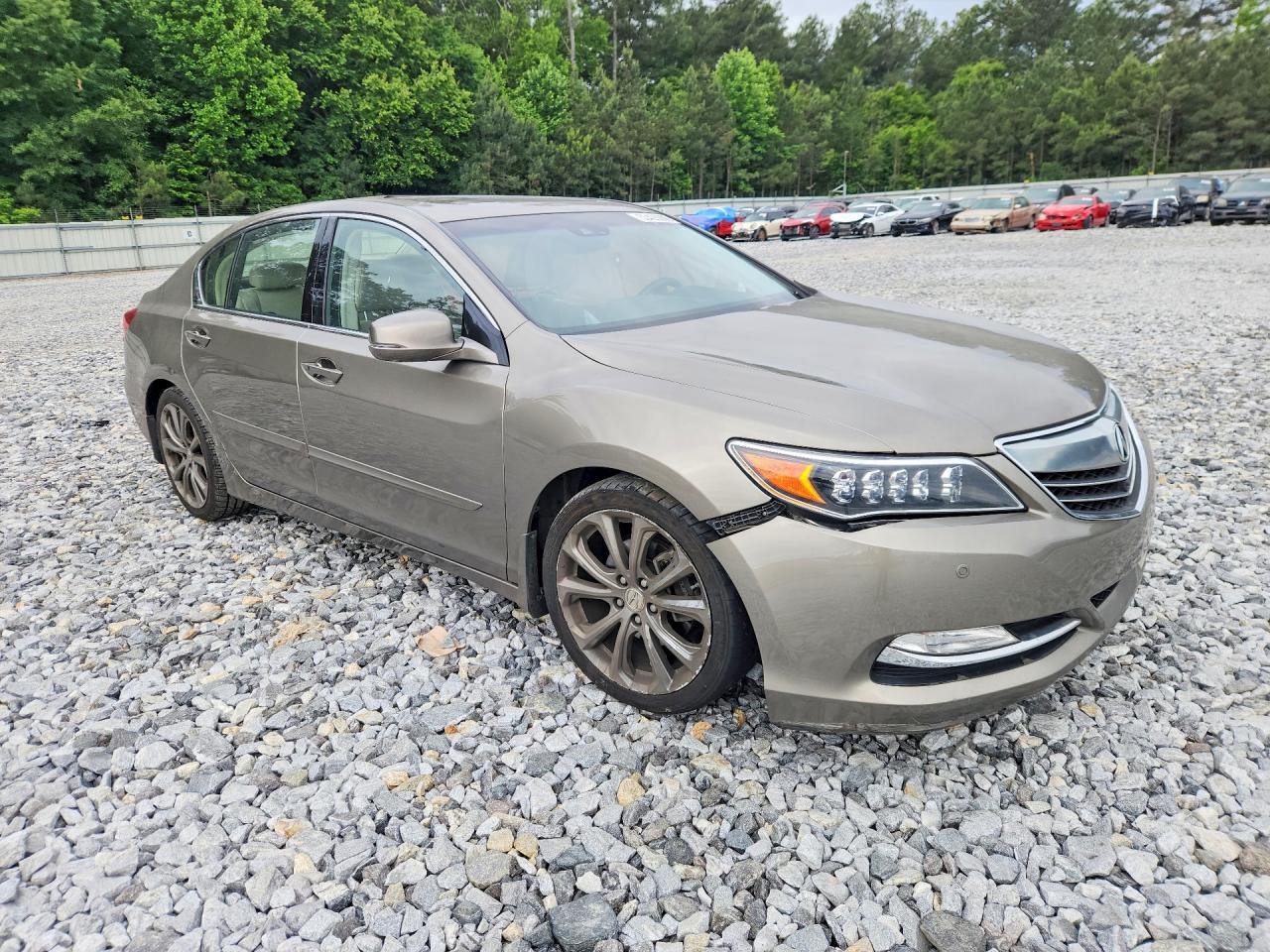 2016 Acura Rlx Advance Tan vin: JH4KC1F91GC001676