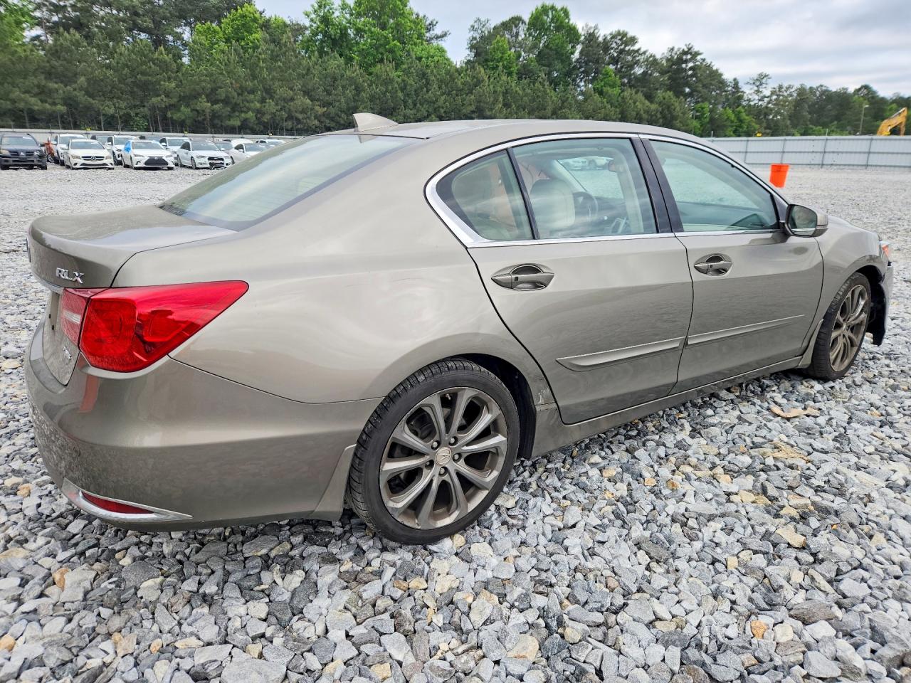 2016 Acura Rlx Advance Tan vin: JH4KC1F91GC001676