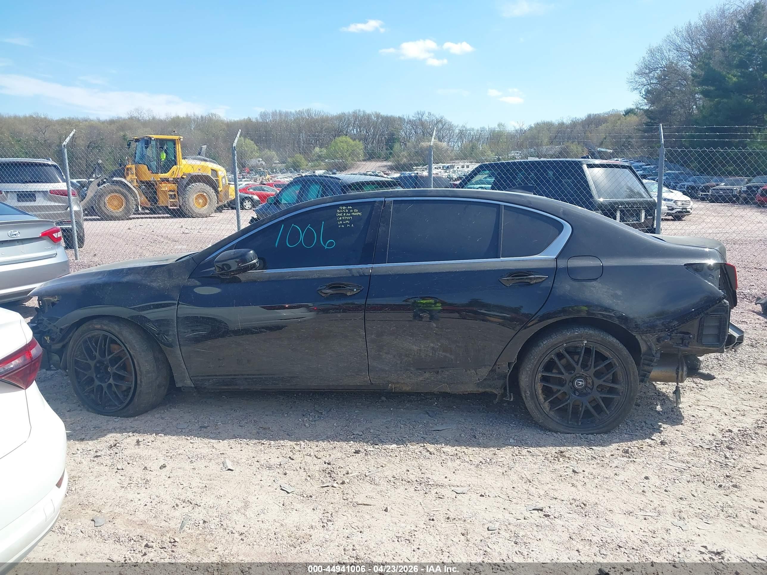 2014 Acura Rlx   Black vin: JH4KC1F92EC006091