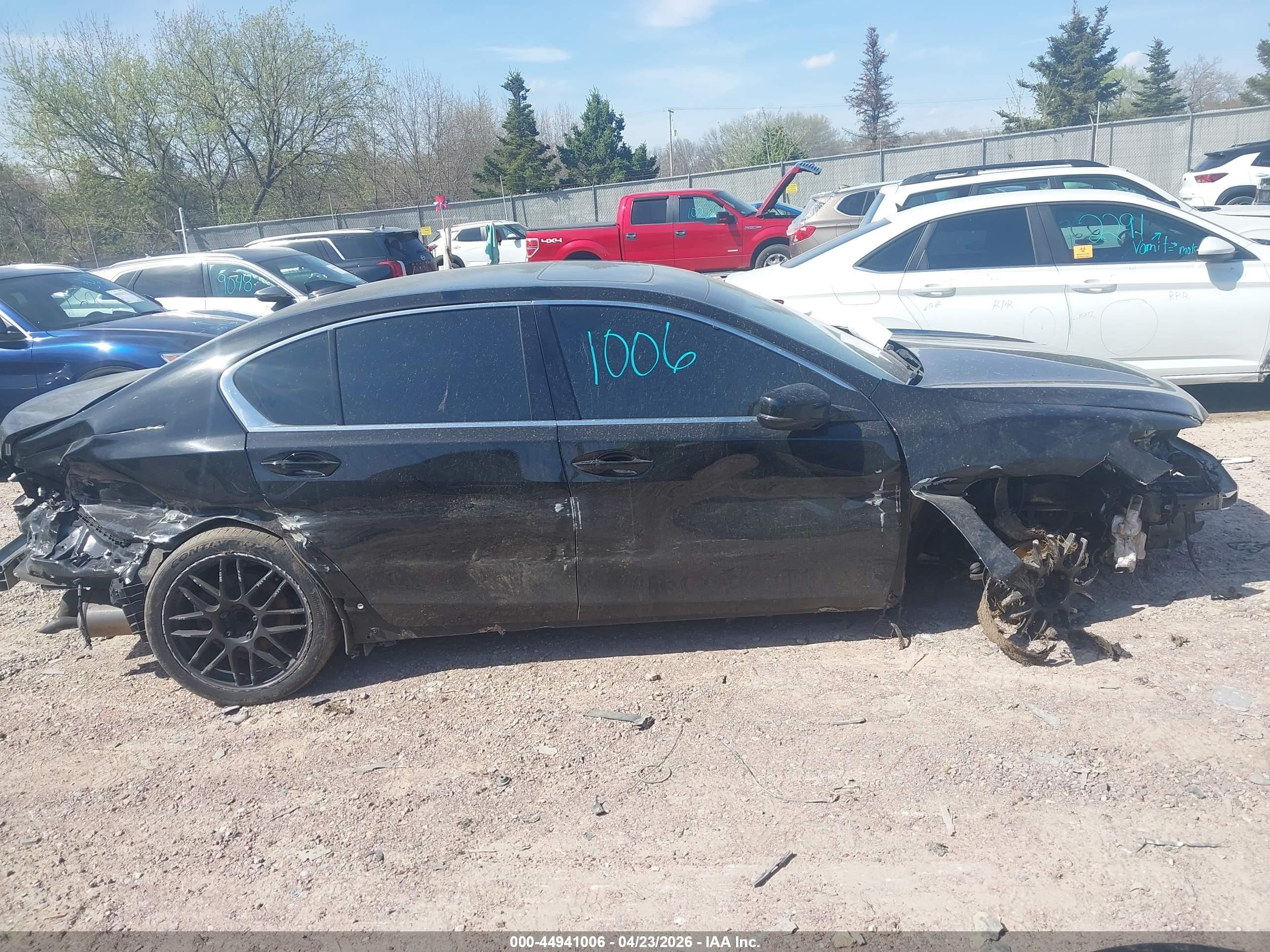 2014 Acura Rlx   Black vin: JH4KC1F92EC006091