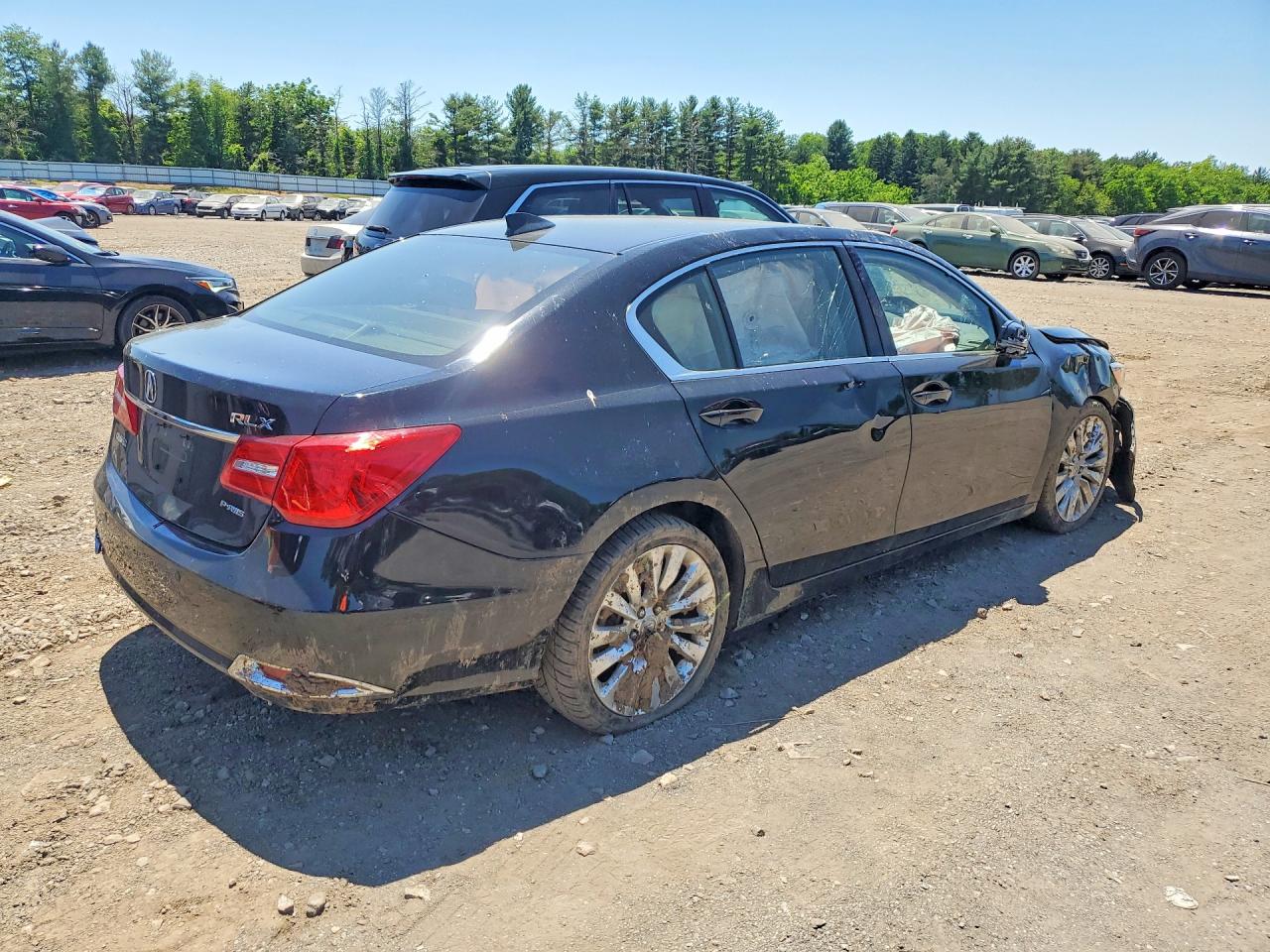2014 Acura Rlx Advance Black vin: JH4KC1F93EC000848