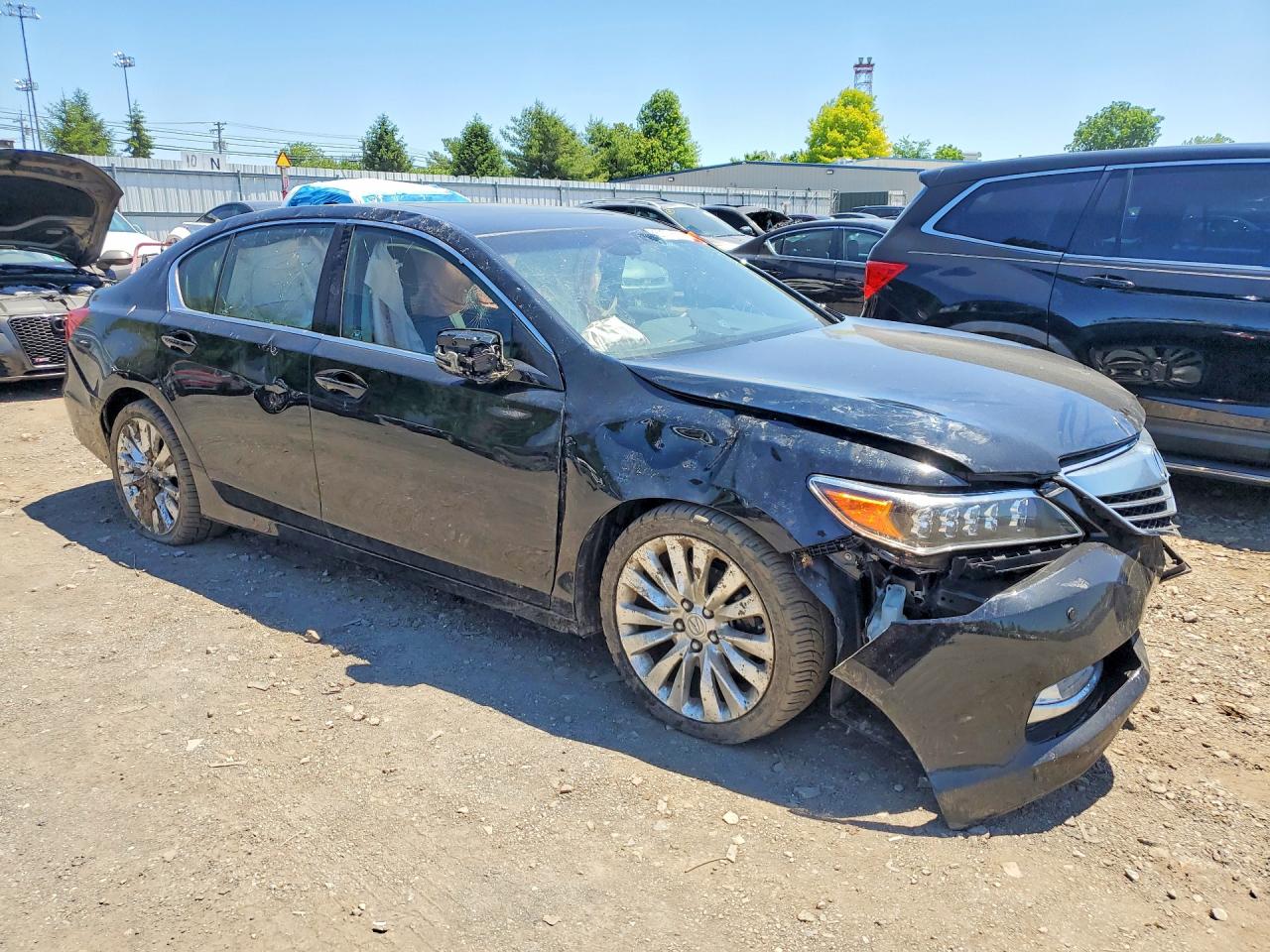 2014 Acura Rlx Advance Black vin: JH4KC1F93EC000848