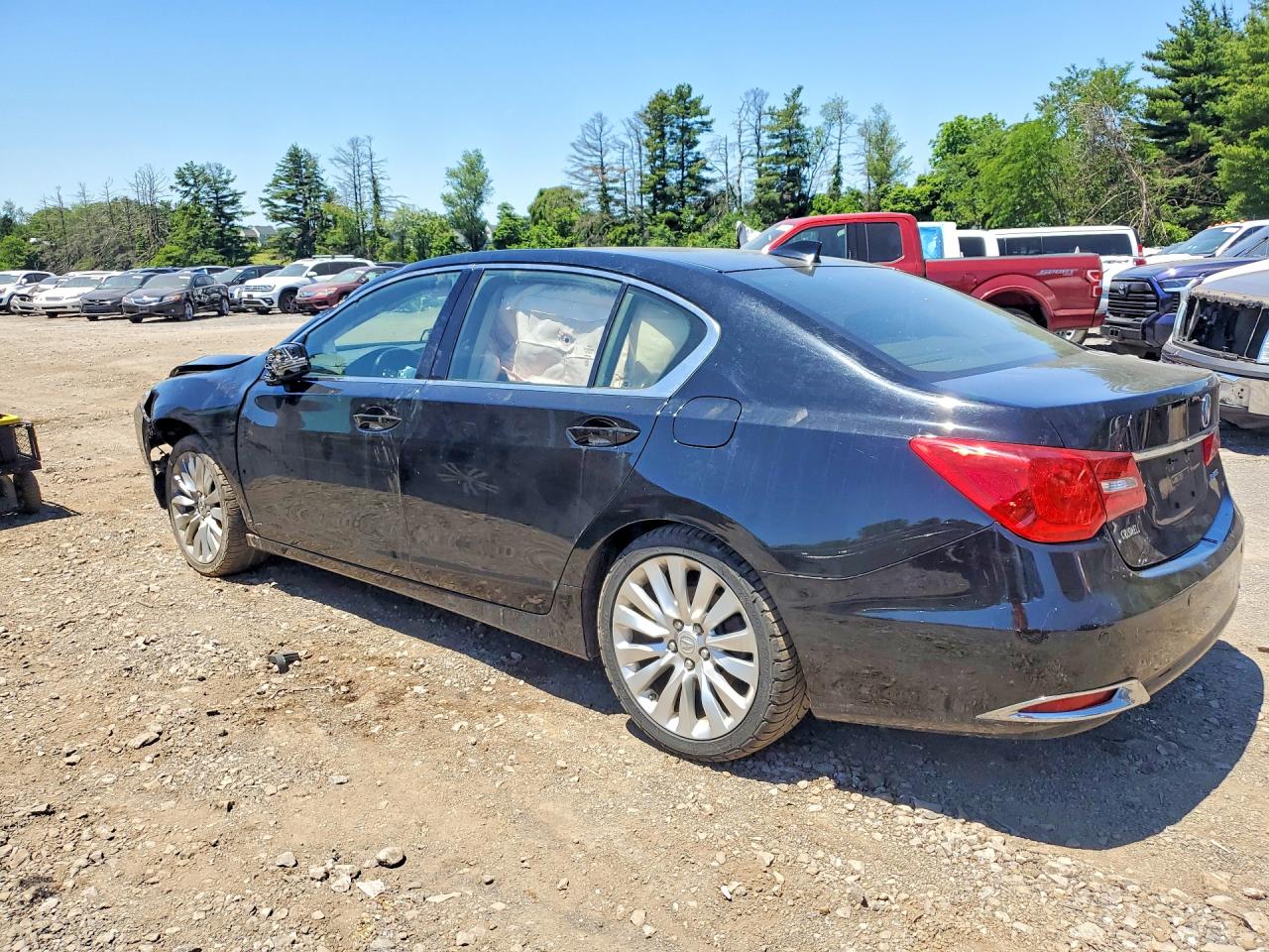 2014 Acura Rlx Advance Black vin: JH4KC1F93EC000848