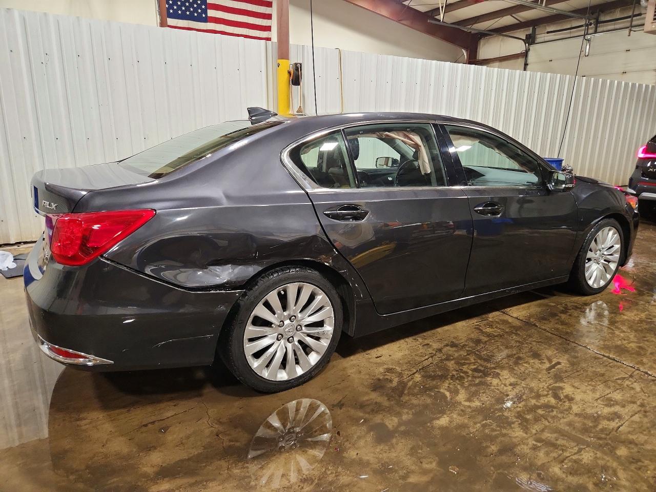 2015 Acura Rlx Advance Gray vin: JH4KC1F93FC000933