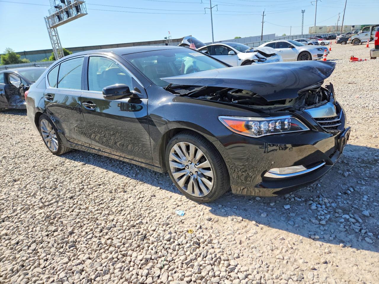 2015 Acura Rlx Advance Black vin: JH4KC1F93FC001211