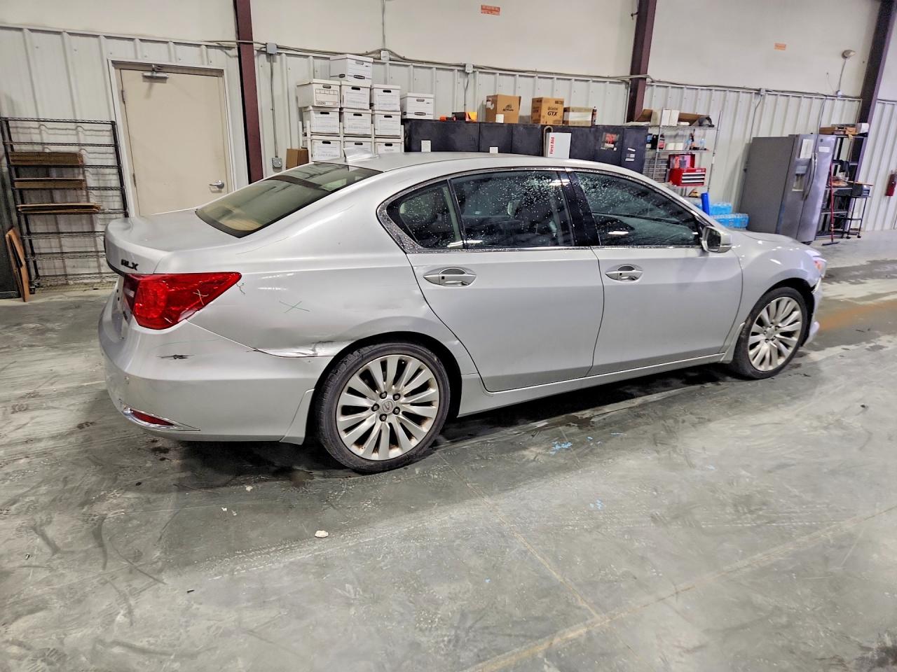 2014 Acura Rlx Advance Silver vin: JH4KC1F94EC006108