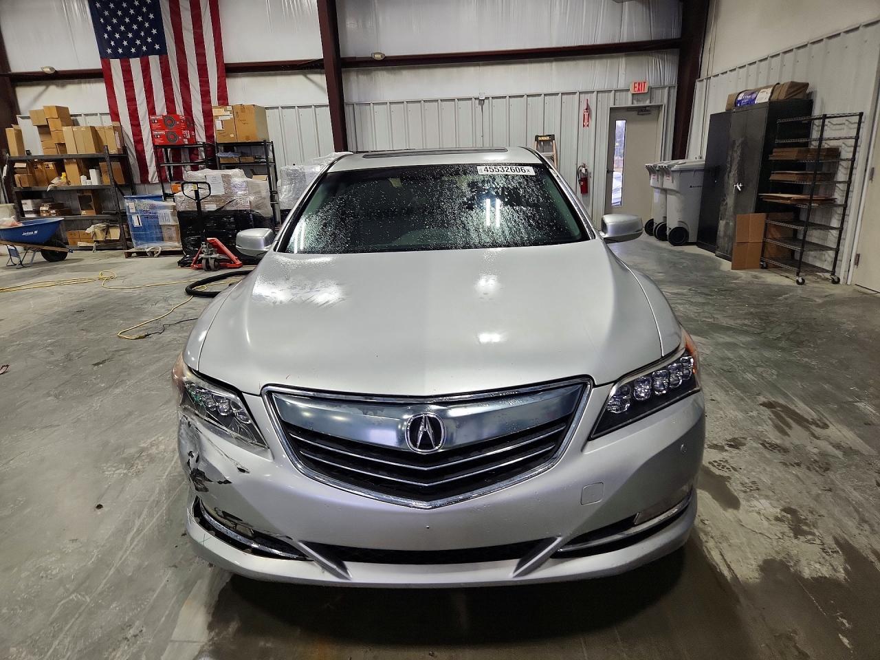 2014 Acura Rlx Advance Silver vin: JH4KC1F94EC006108