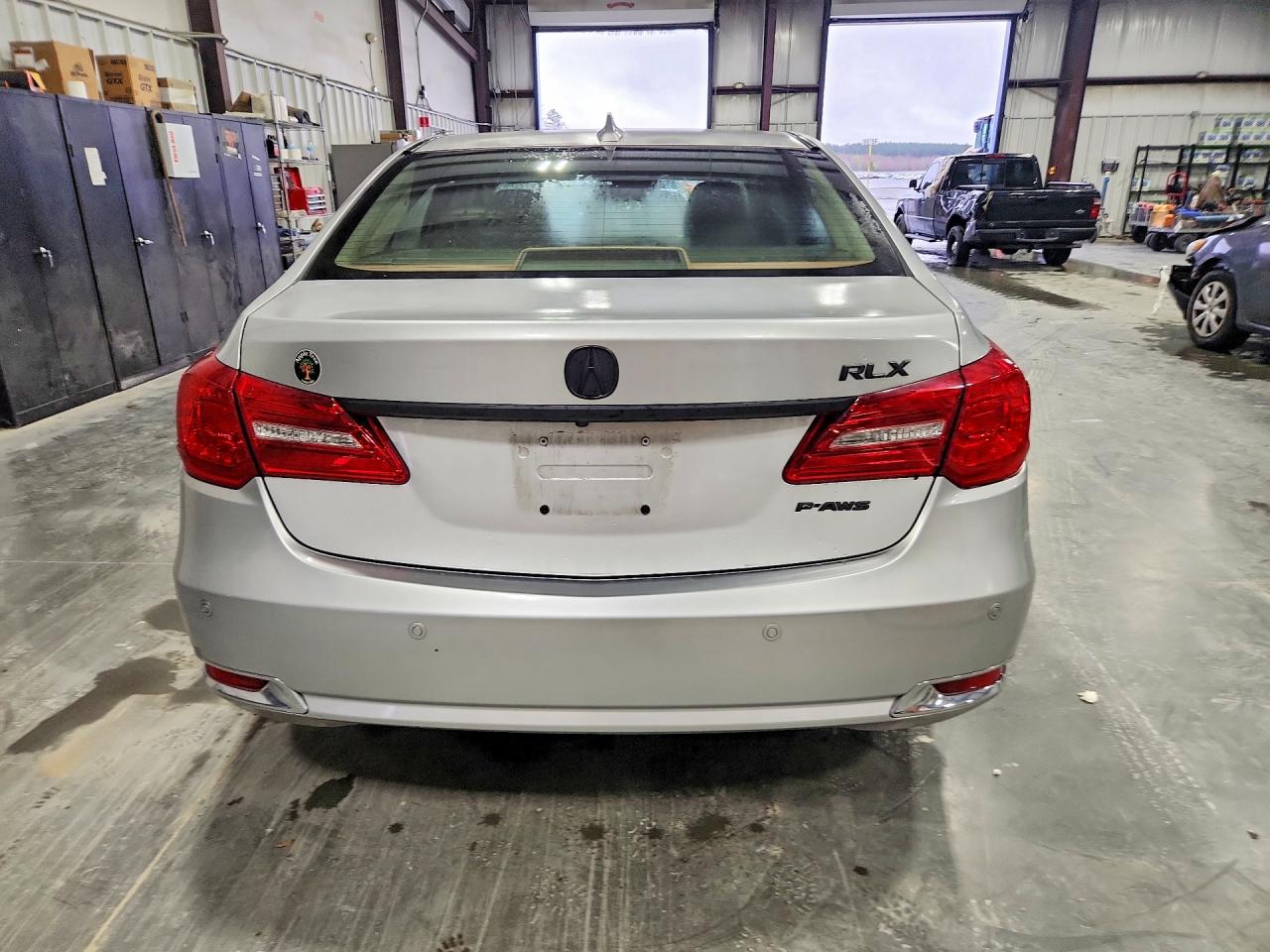 2014 Acura Rlx Advance Silver vin: JH4KC1F94EC006108