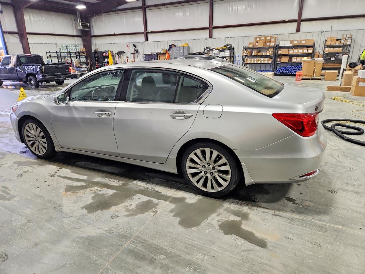 2014 Acura Rlx Advance Silver vin: JH4KC1F94EC006108