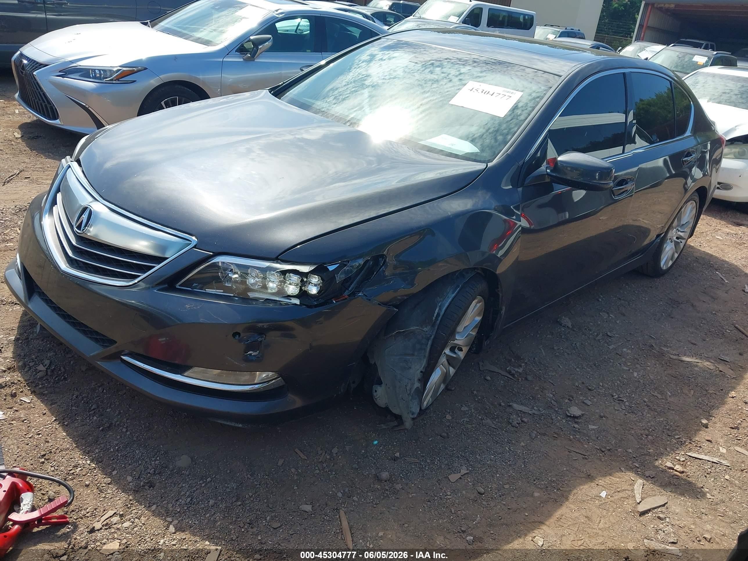 2014 Acura Rlx   Black vin: JH4KC1F94EC007002
