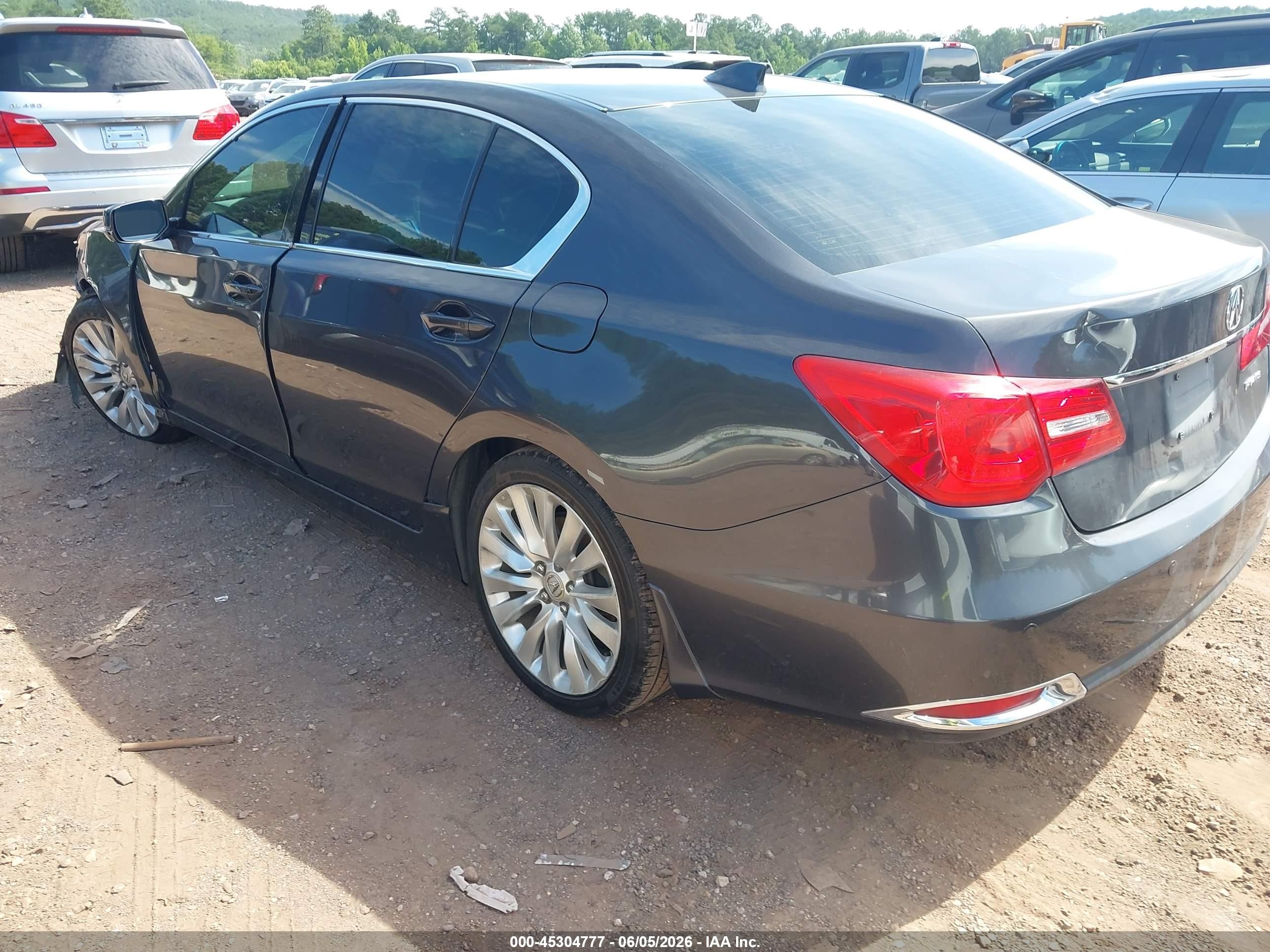 2014 Acura Rlx   Black vin: JH4KC1F94EC007002