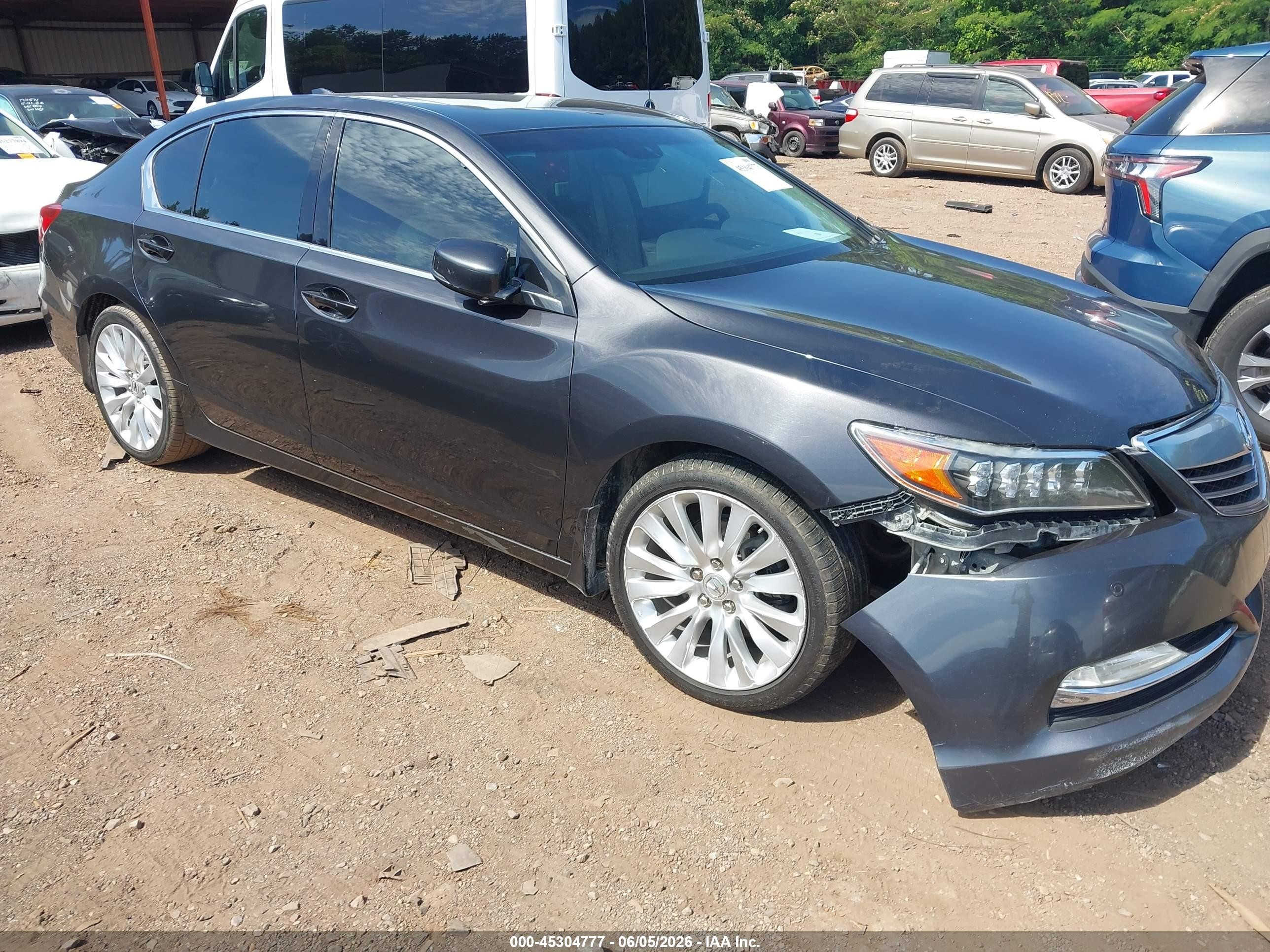 2014 Acura Rlx   Black vin: JH4KC1F94EC007002