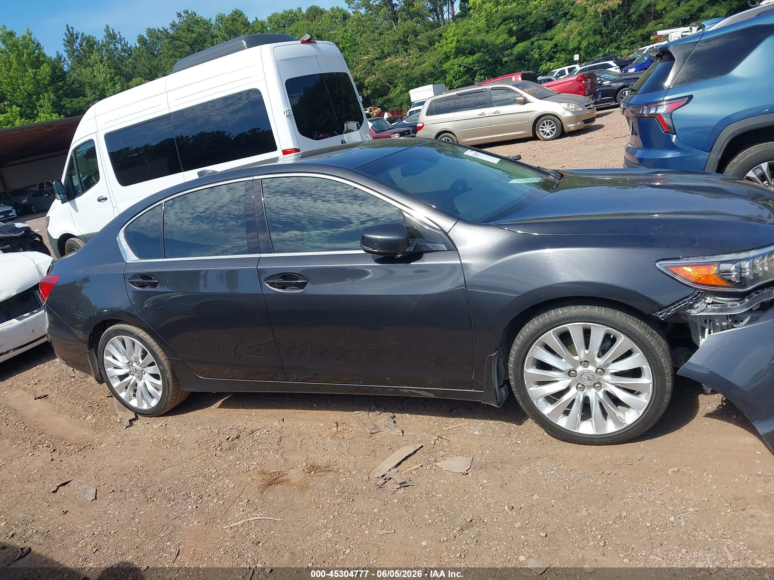 2014 Acura Rlx   Black vin: JH4KC1F94EC007002