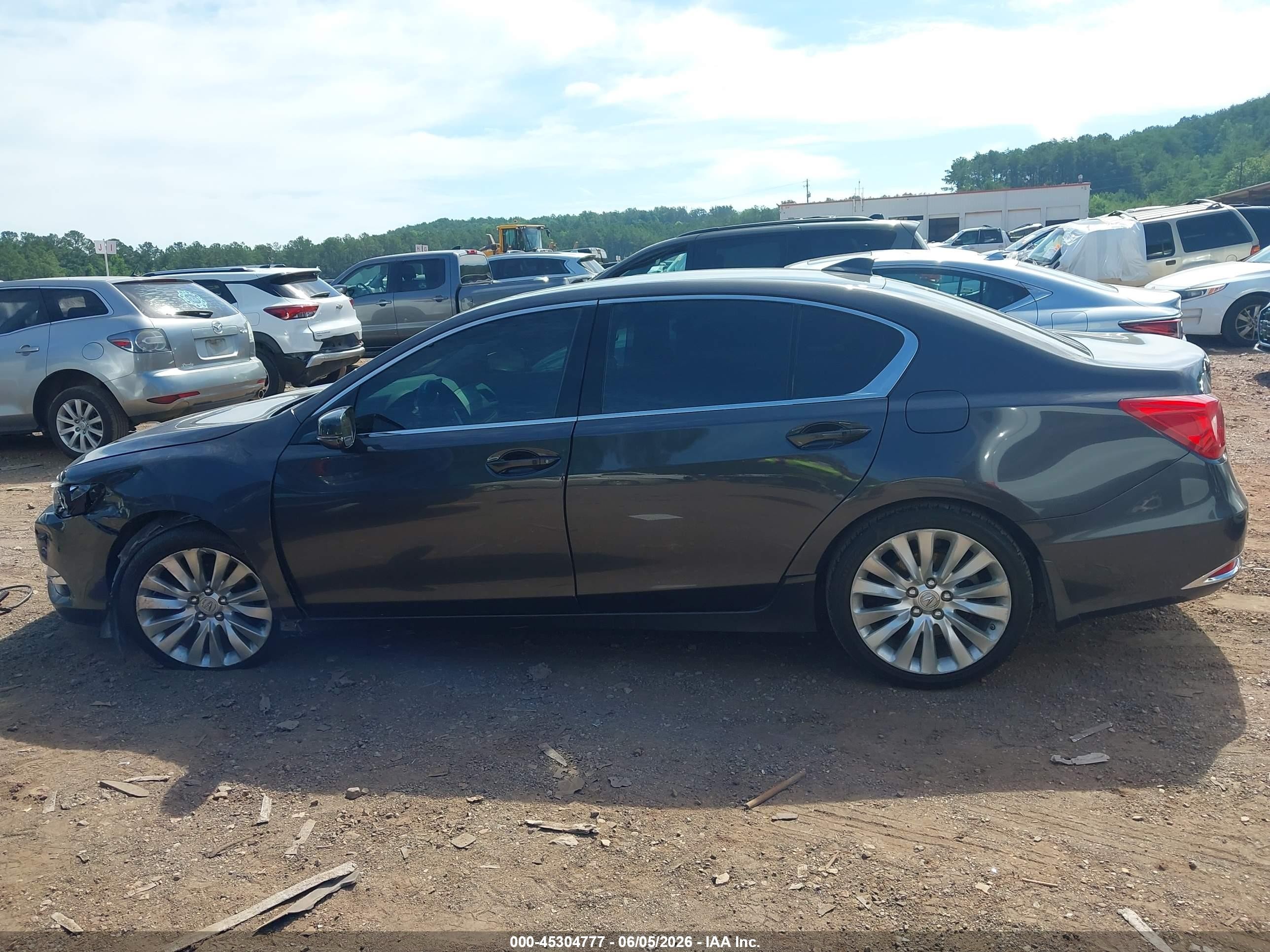 2014 Acura Rlx   Black vin: JH4KC1F94EC007002
