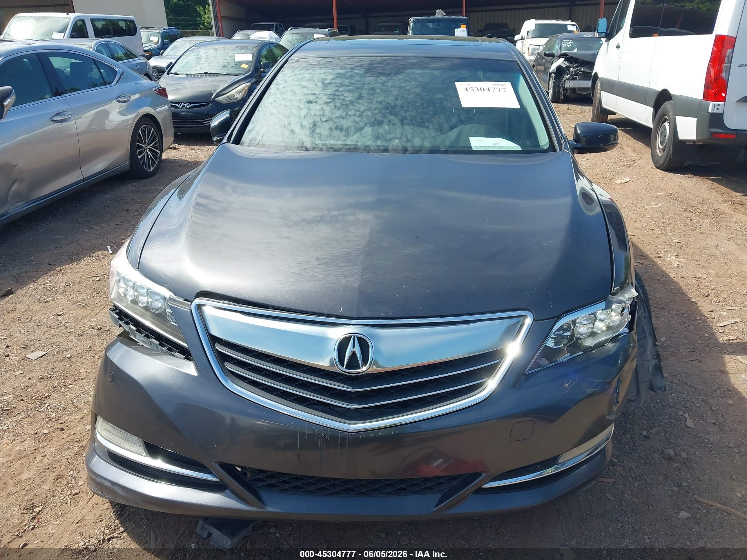 2014 Acura Rlx   Black vin: JH4KC1F94EC007002