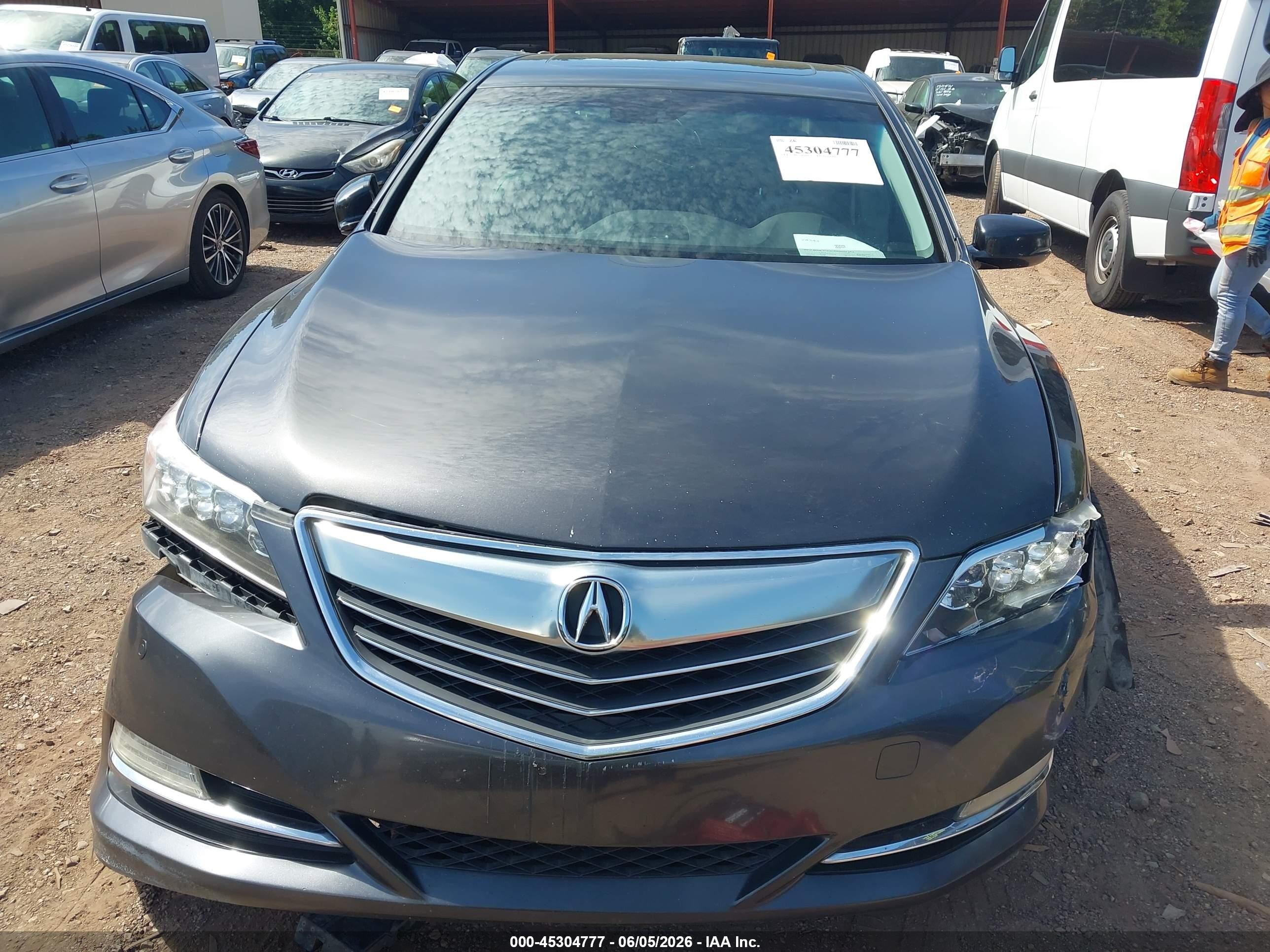 2014 Acura Rlx   Black vin: JH4KC1F94EC007002