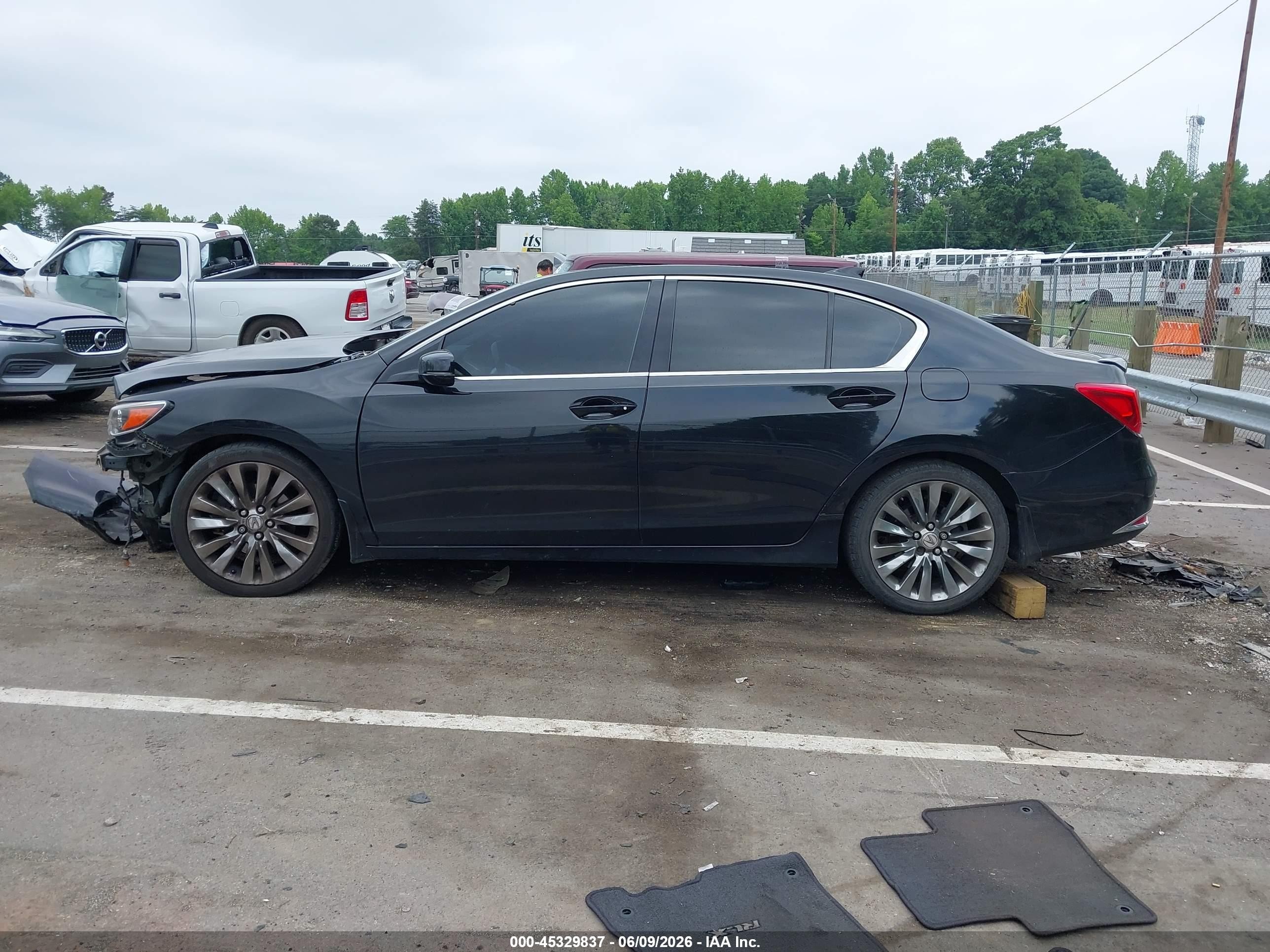2014 Acura Rlx Black vin: JH4KC1F95EC003265