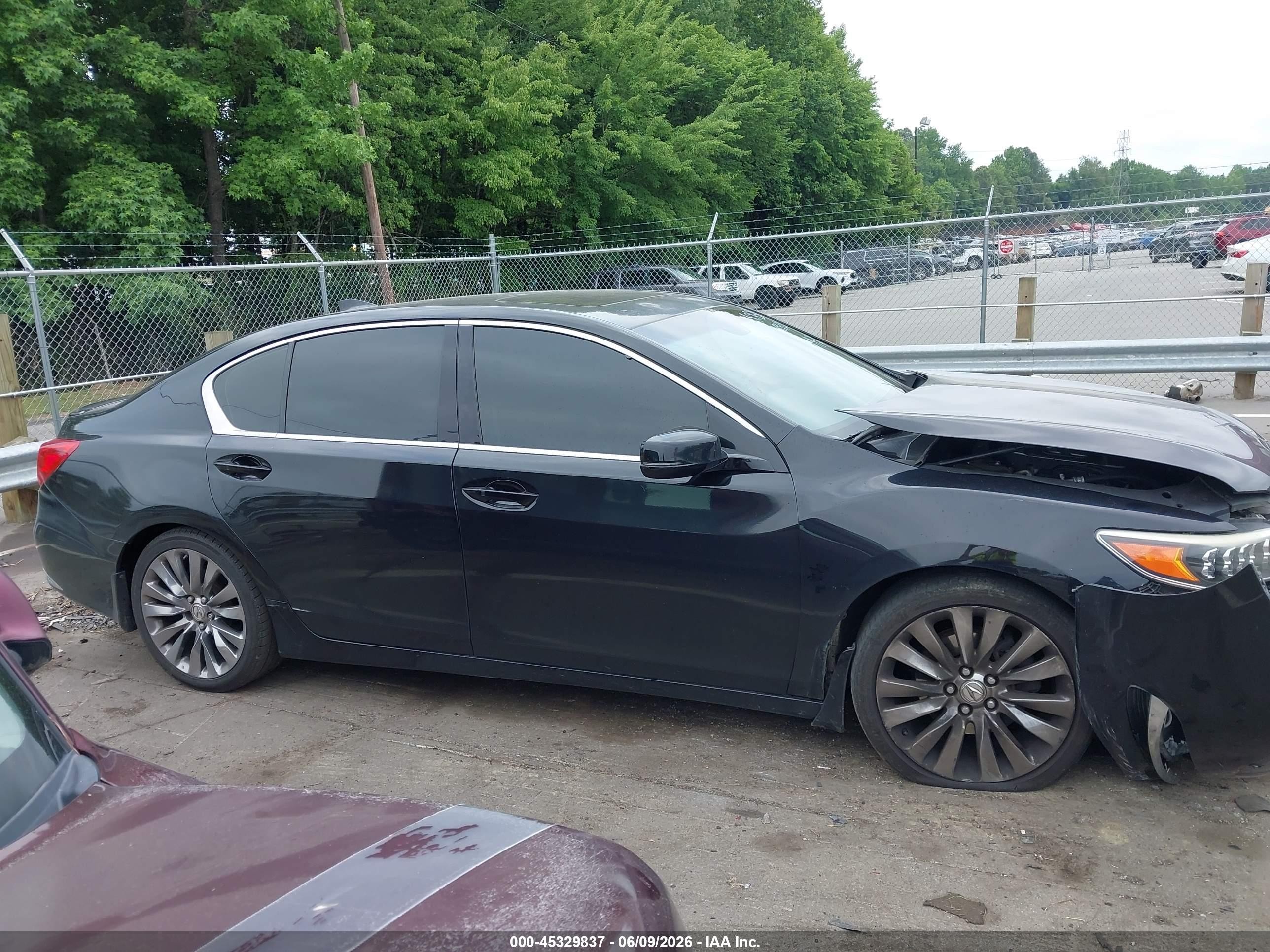 2014 Acura Rlx Black vin: JH4KC1F95EC003265