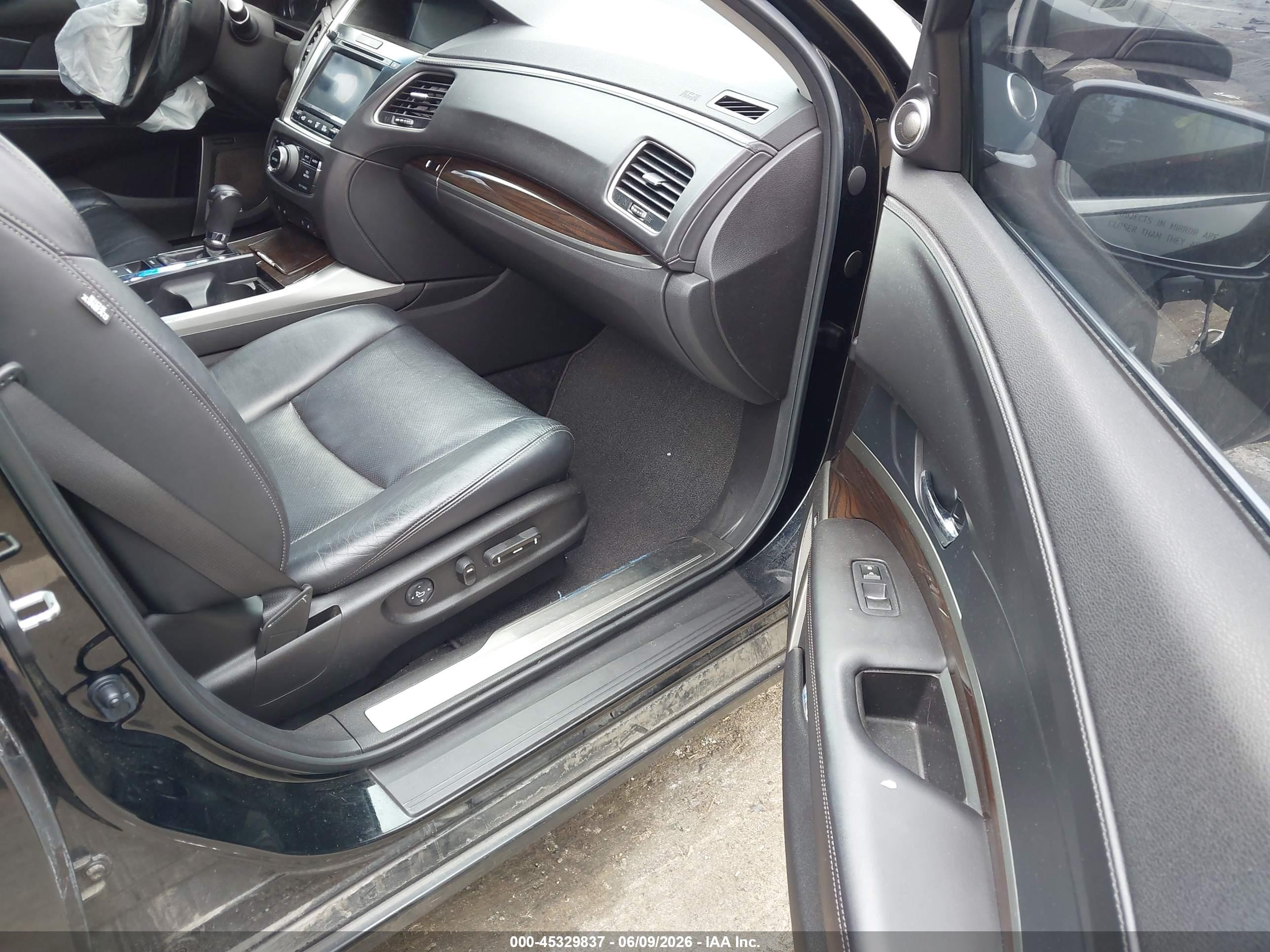 2014 Acura Rlx Black vin: JH4KC1F95EC003265