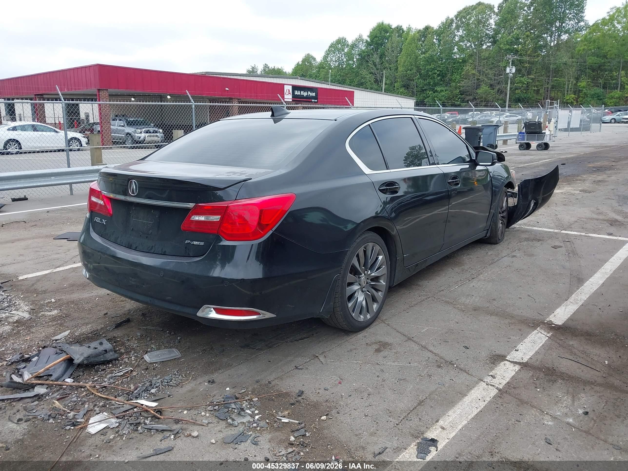 2014 Acura Rlx Black vin: JH4KC1F95EC003265