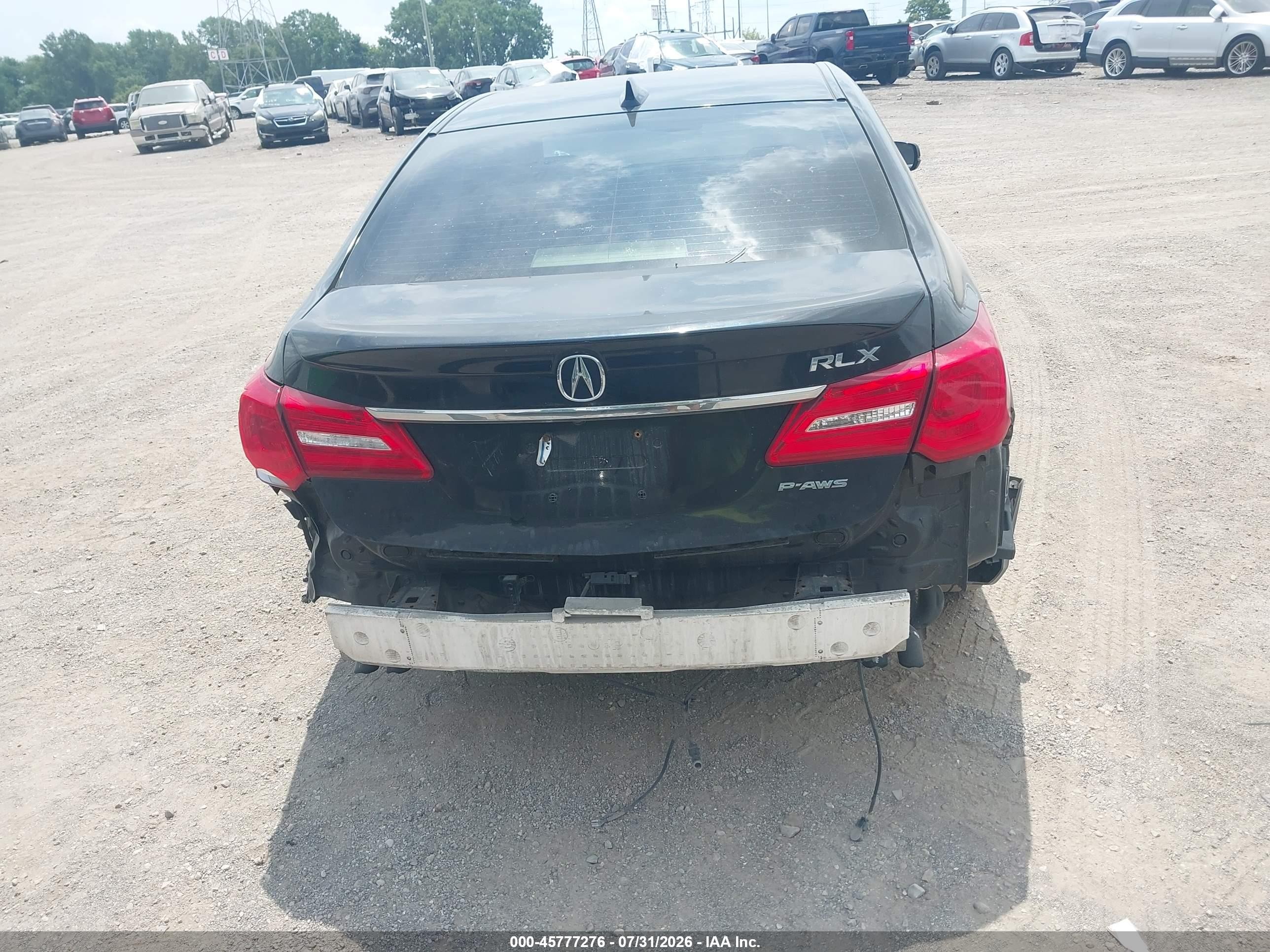 2014 Acura Rlx   Black vin: JH4KC1F95EC004433