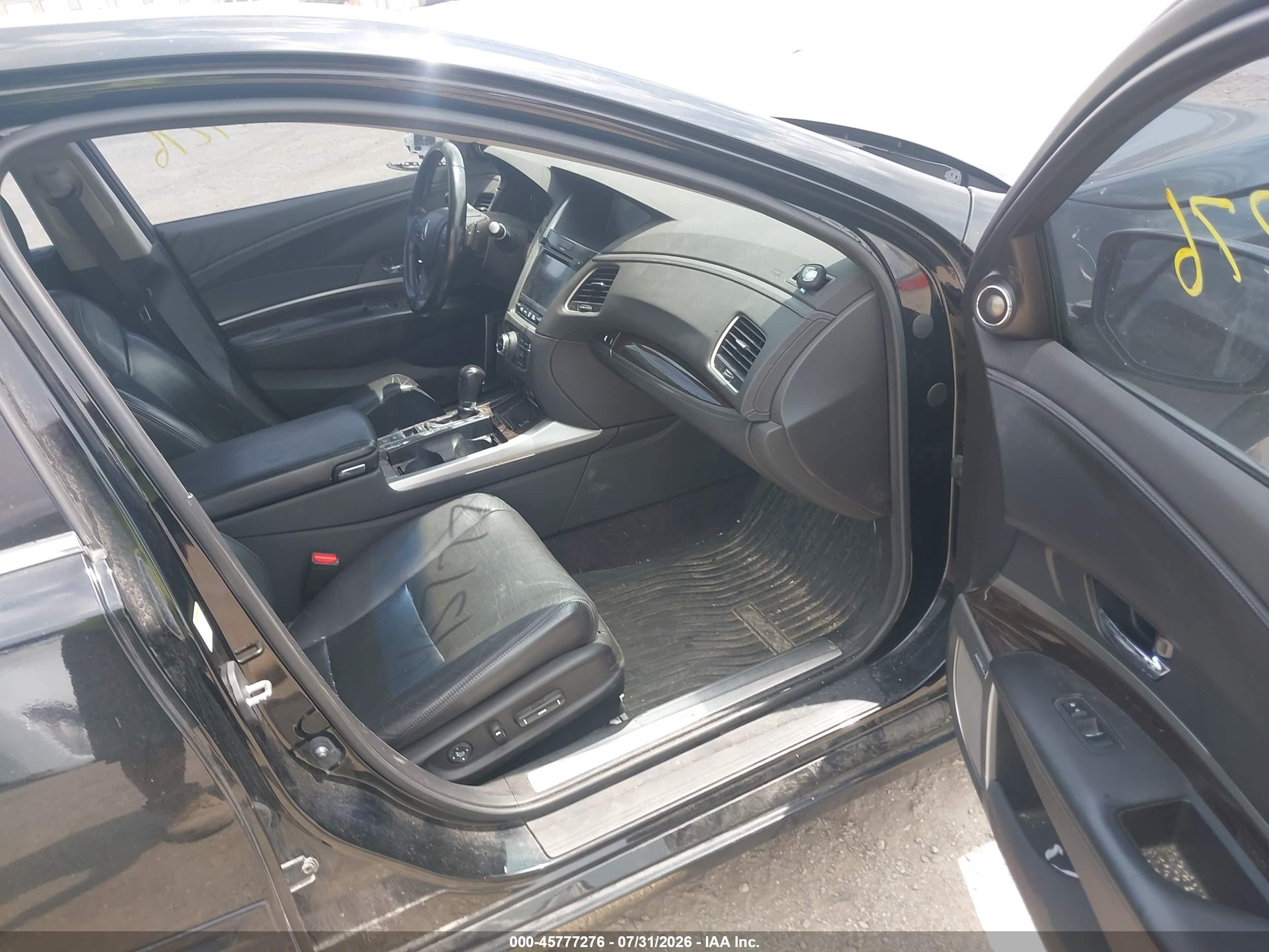 2014 Acura Rlx   Black vin: JH4KC1F95EC004433