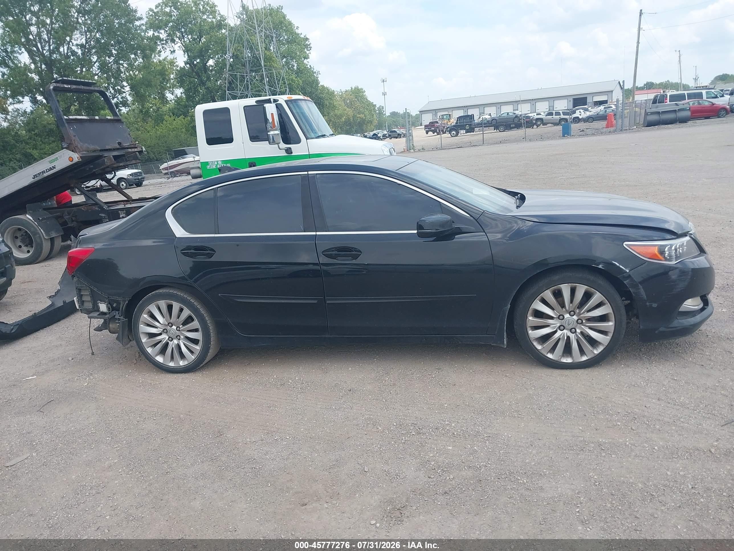 2014 Acura Rlx   Black vin: JH4KC1F95EC004433