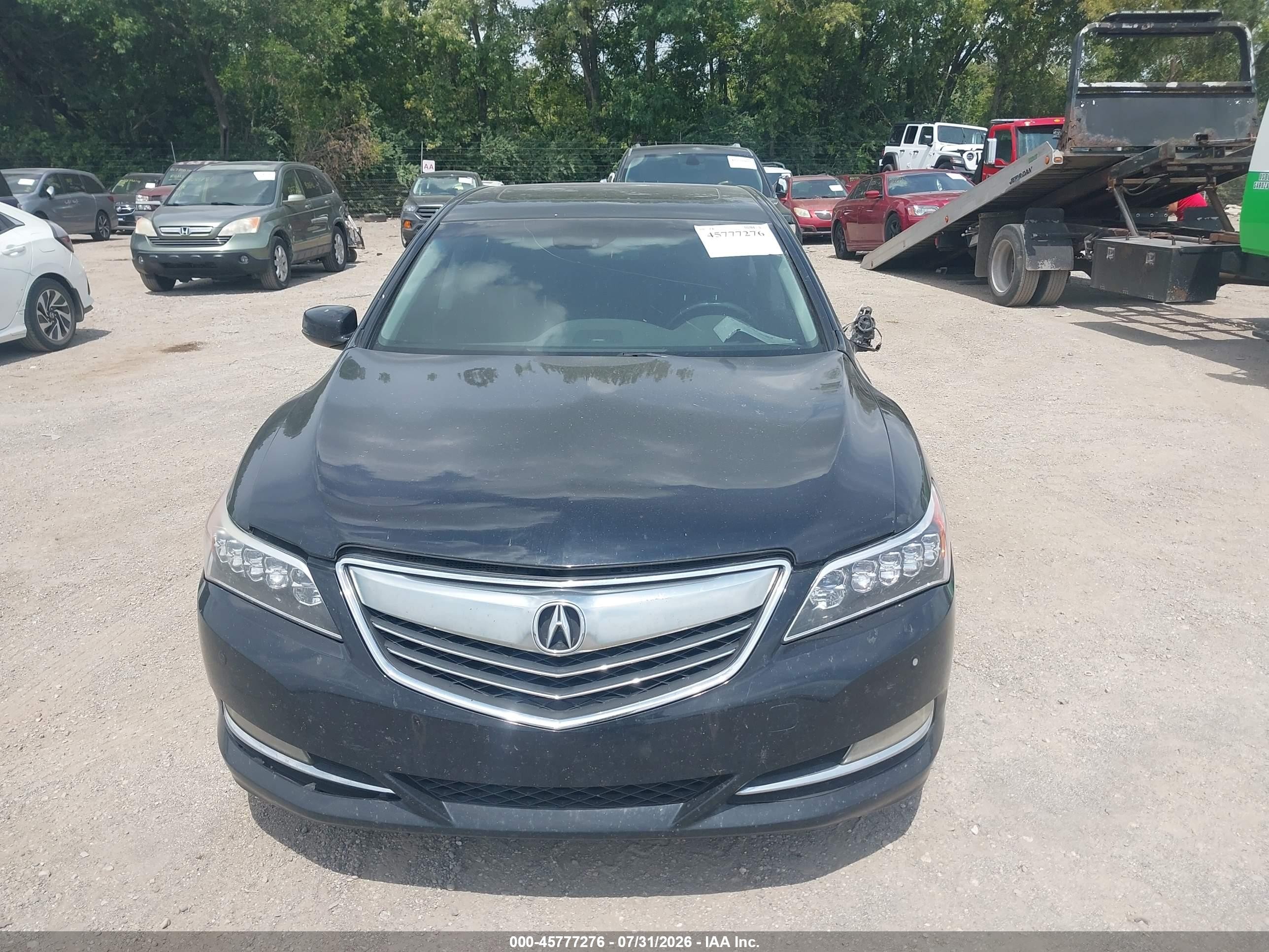 2014 Acura Rlx   Black vin: JH4KC1F95EC004433