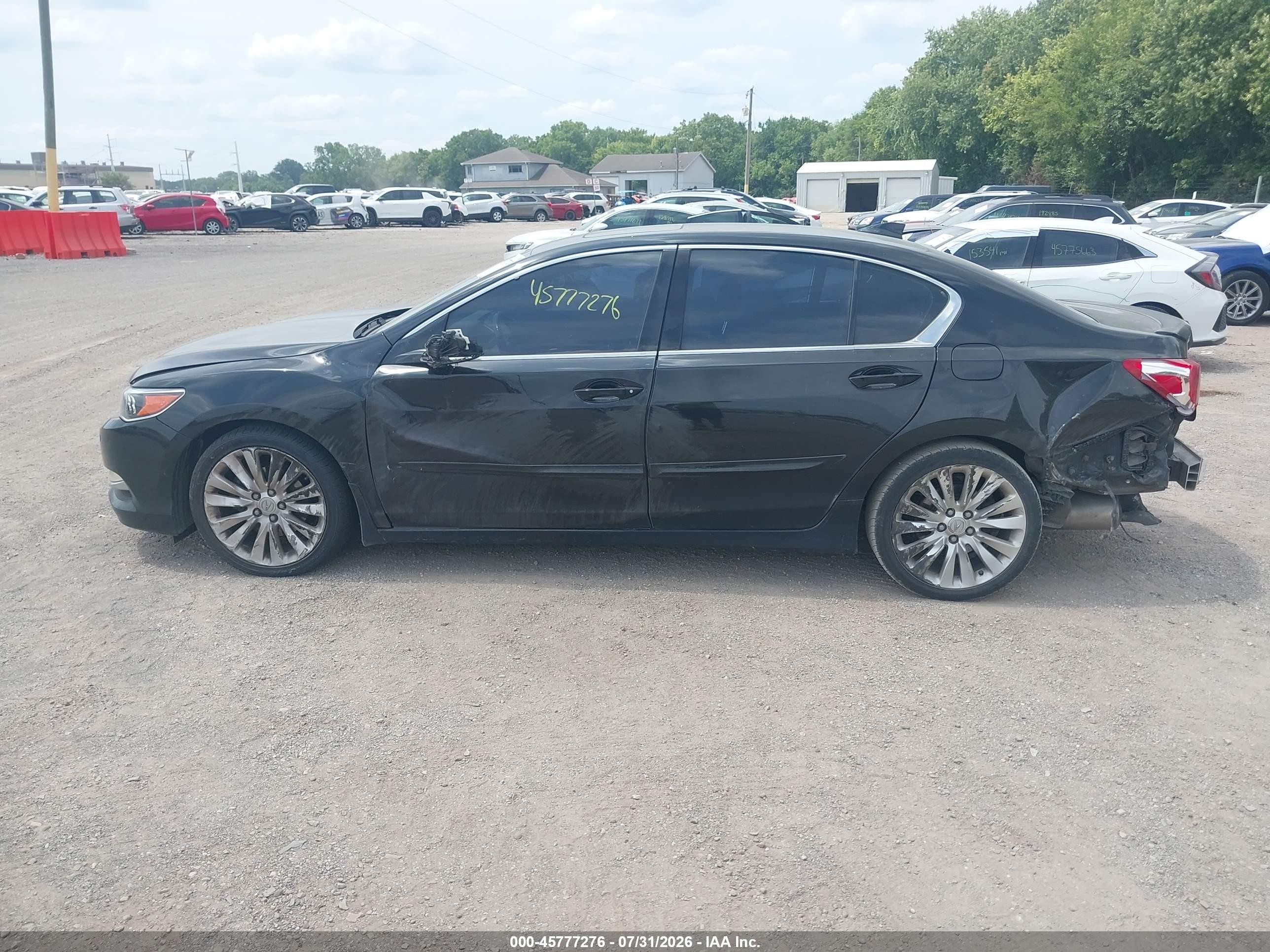2014 Acura Rlx   Black vin: JH4KC1F95EC004433
