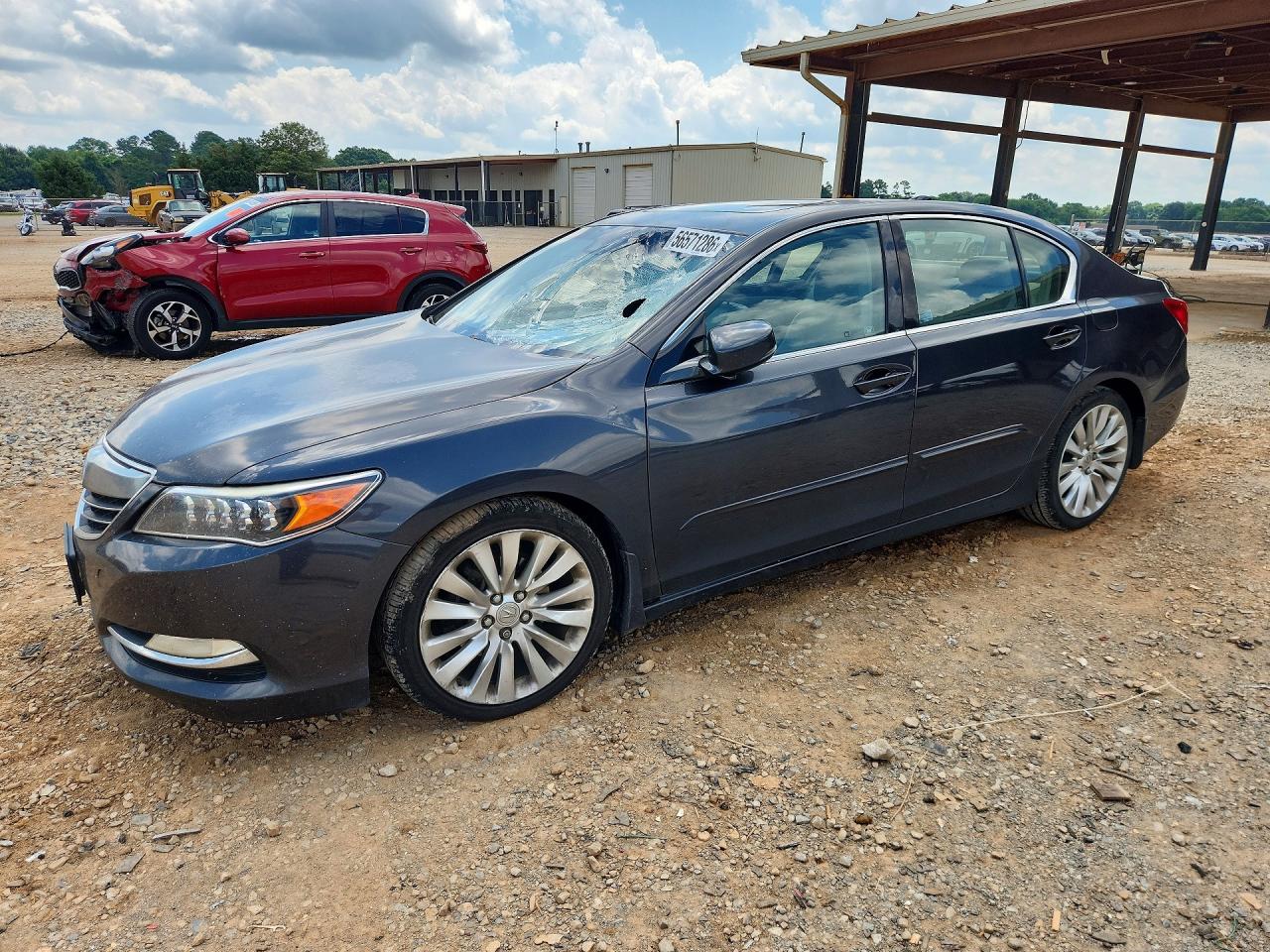 2014 Acura Rlx Advance Gray vin: JH4KC1F96EC004313