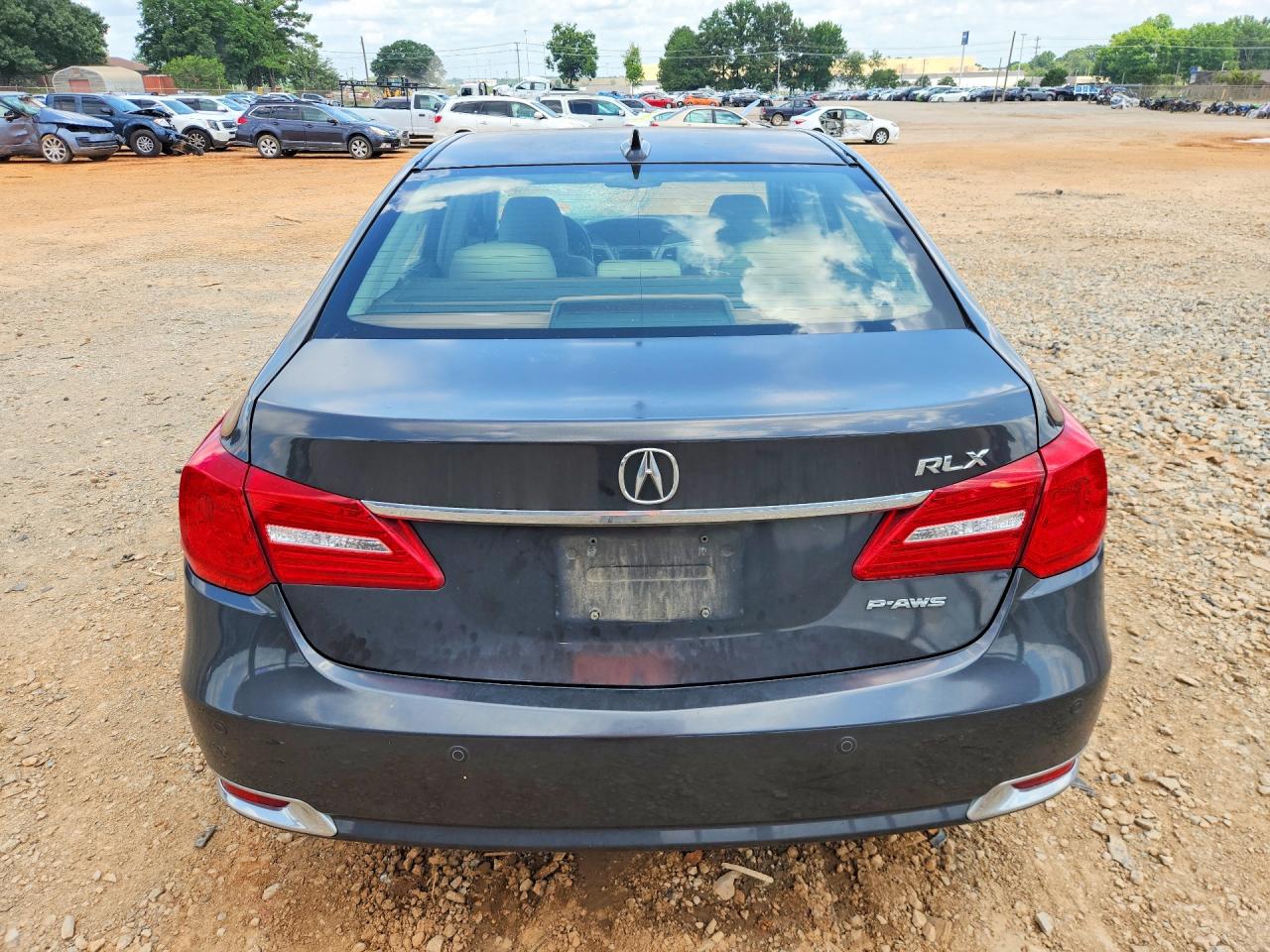 2014 Acura Rlx Advance Gray vin: JH4KC1F96EC004313