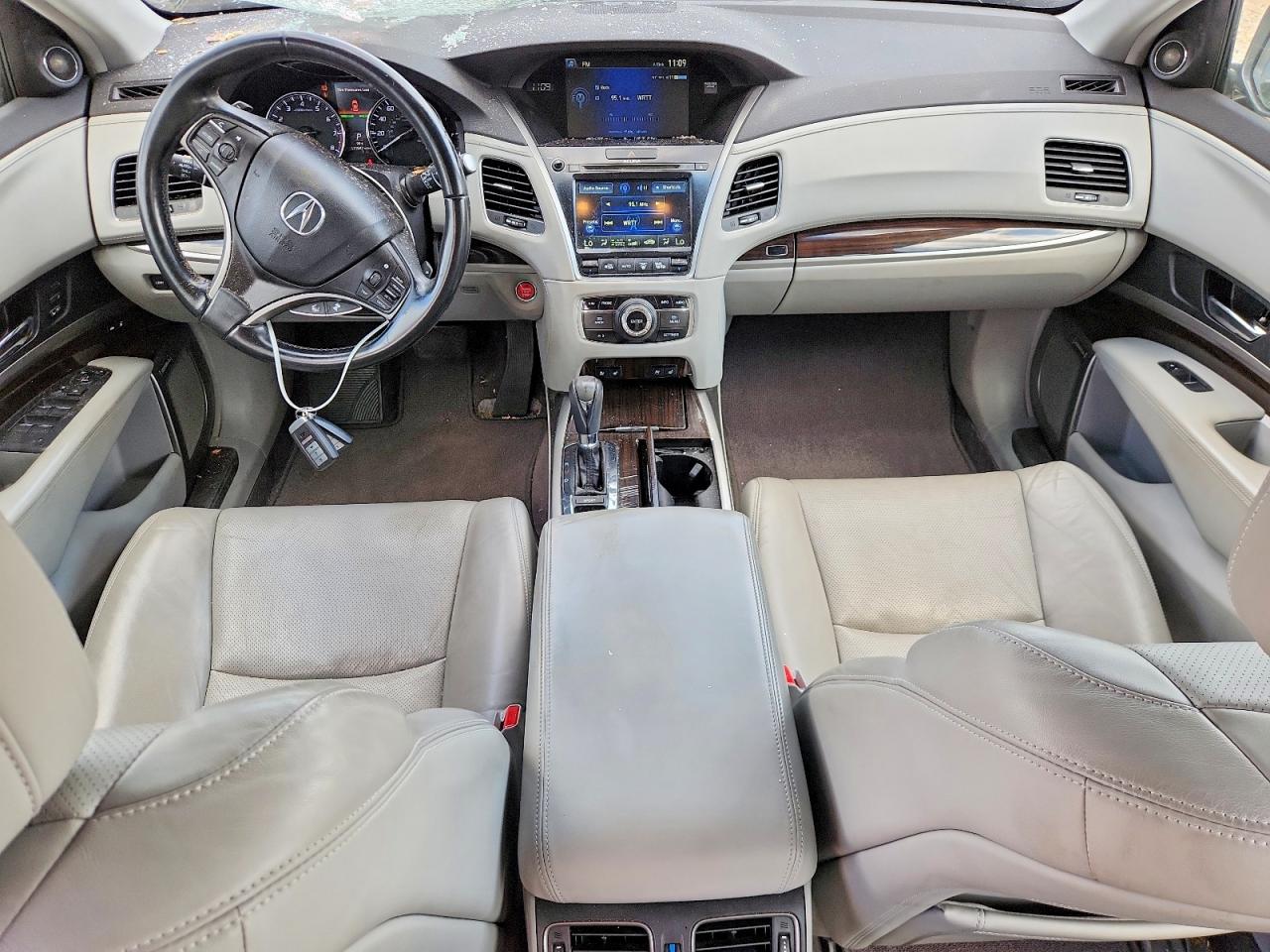 2014 Acura Rlx Advance Gray vin: JH4KC1F96EC004313