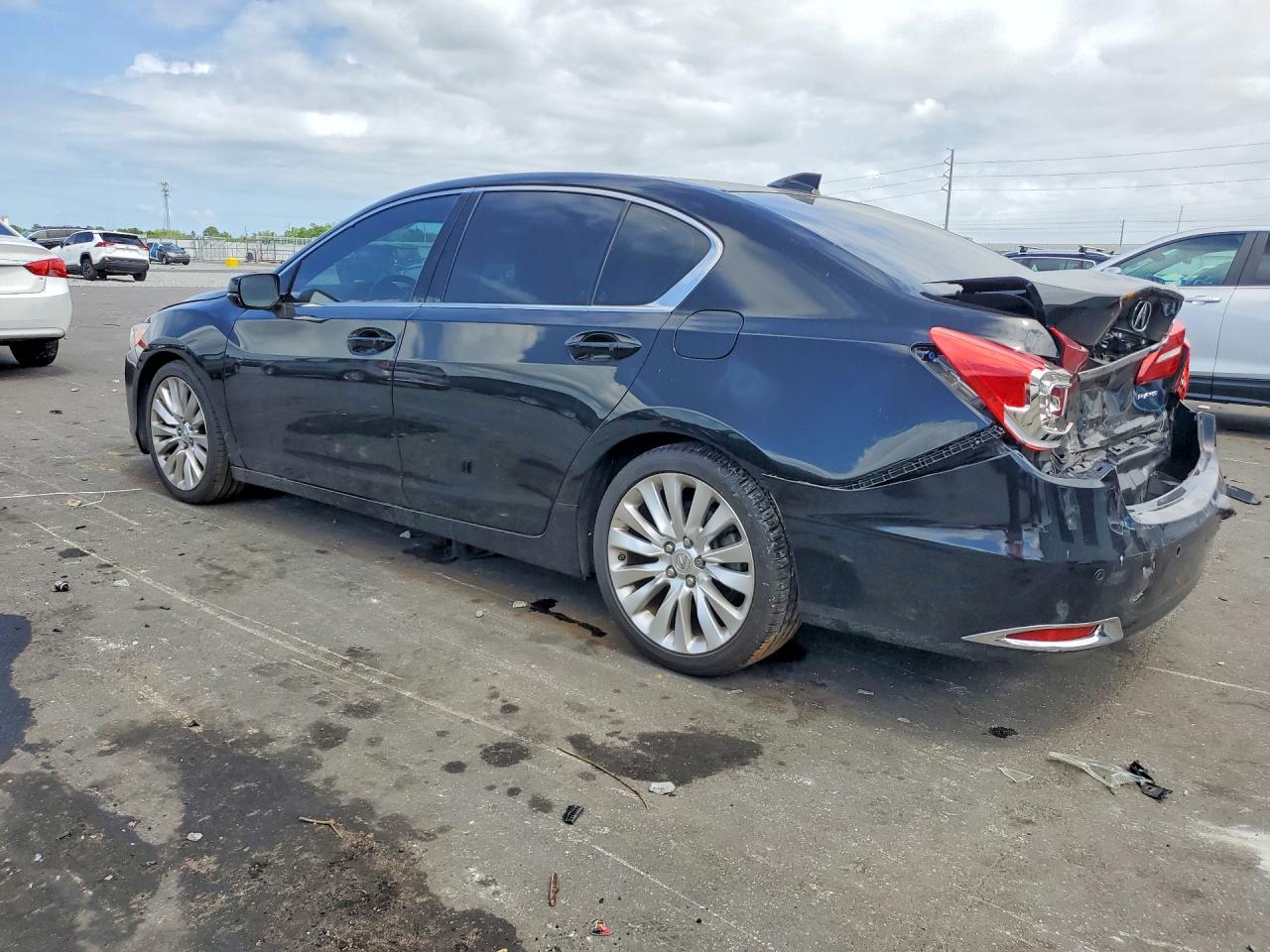 2014 Acura Rlx Advance Black vin: JH4KC1F97EC005213