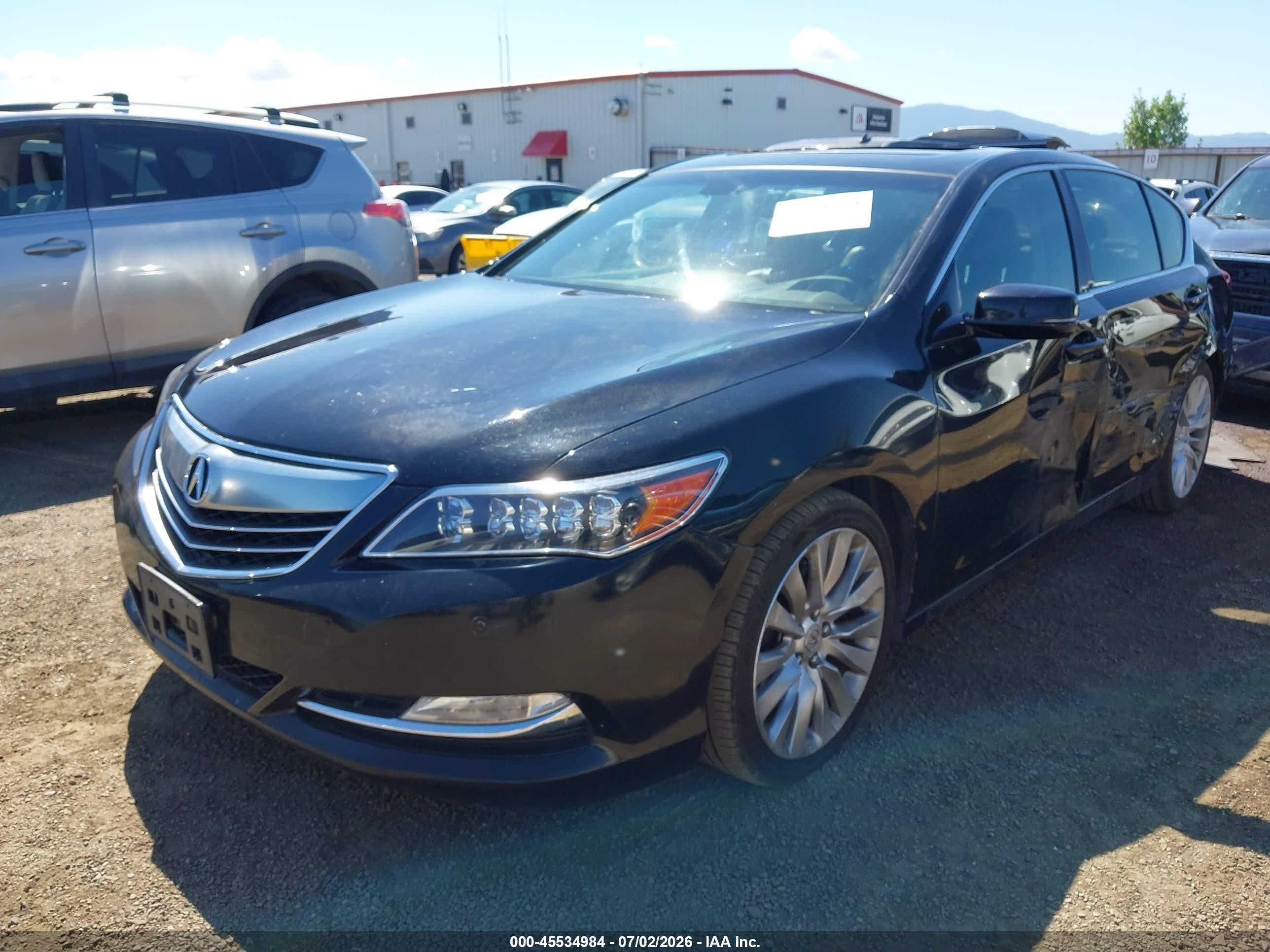 2014 Acura Rlx   Black vin: JH4KC1F9XEC004170