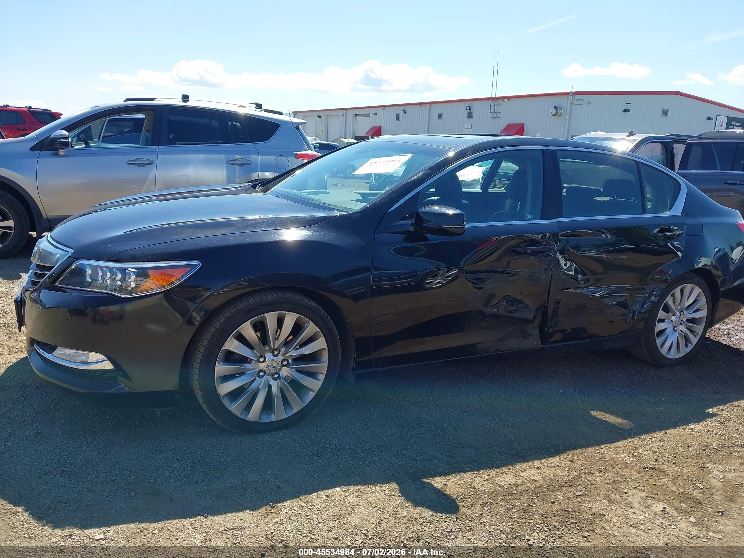 2014 Acura Rlx   Black vin: JH4KC1F9XEC004170
