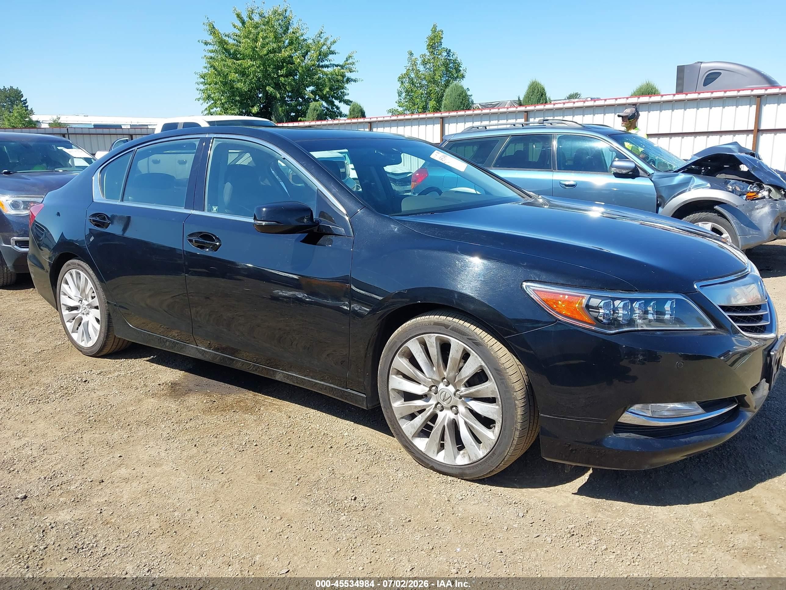 2014 Acura Rlx   Black vin: JH4KC1F9XEC004170