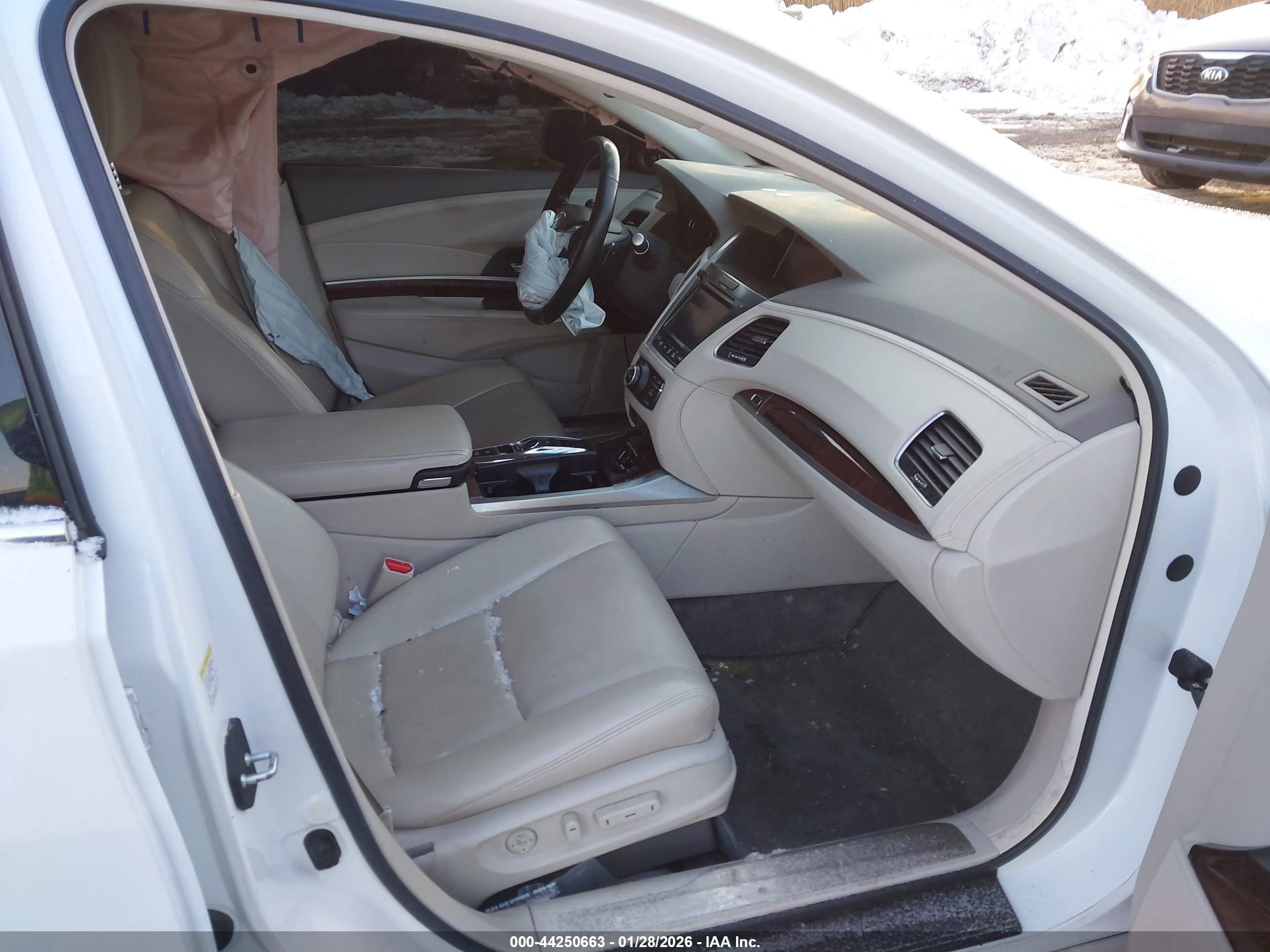 2014 Acura Rlx Sport Hybrid Technology Package Белый vin: JH4KC2F58EC000069