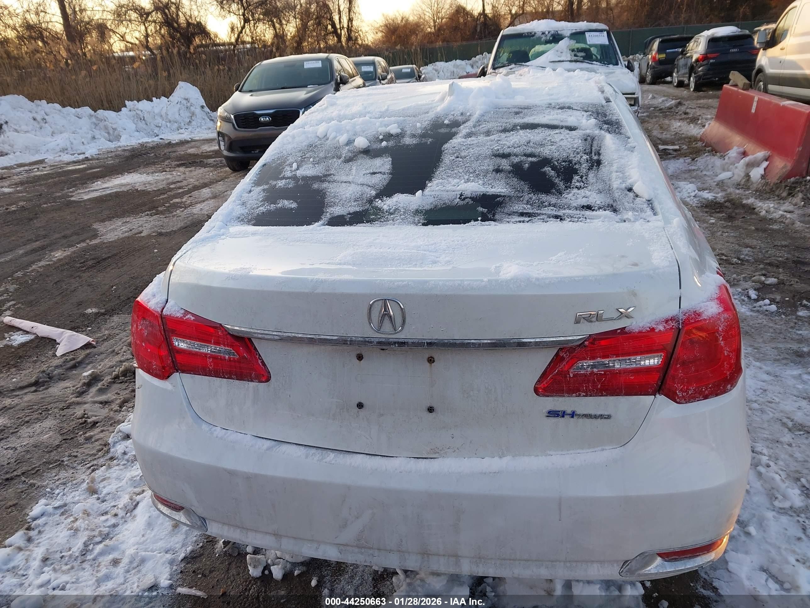 2014 Acura Rlx Sport Hybrid Technology Package Белый vin: JH4KC2F58EC000069