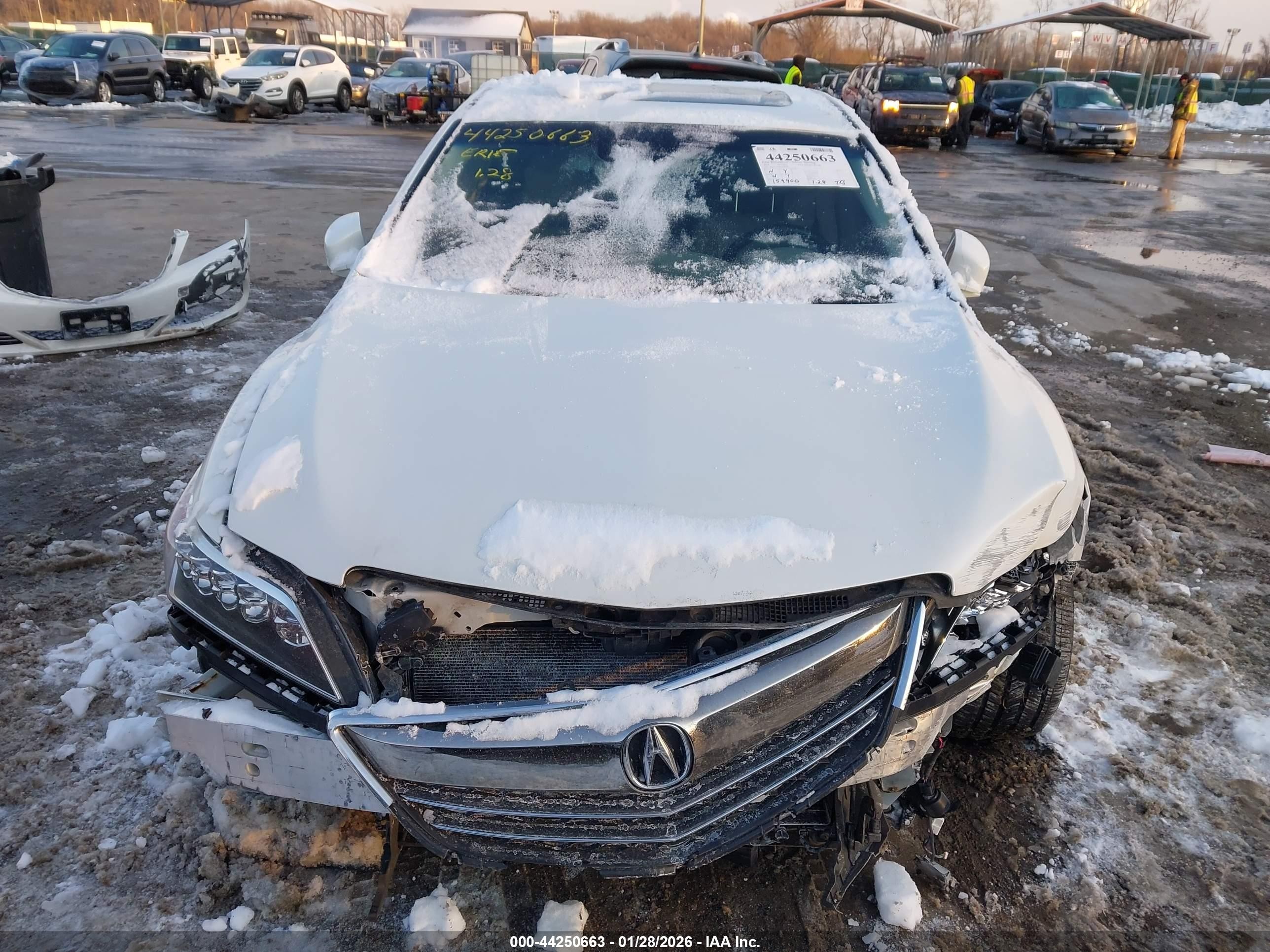 2014 Acura Rlx Sport Hybrid Technology Package Белый vin: JH4KC2F58EC000069