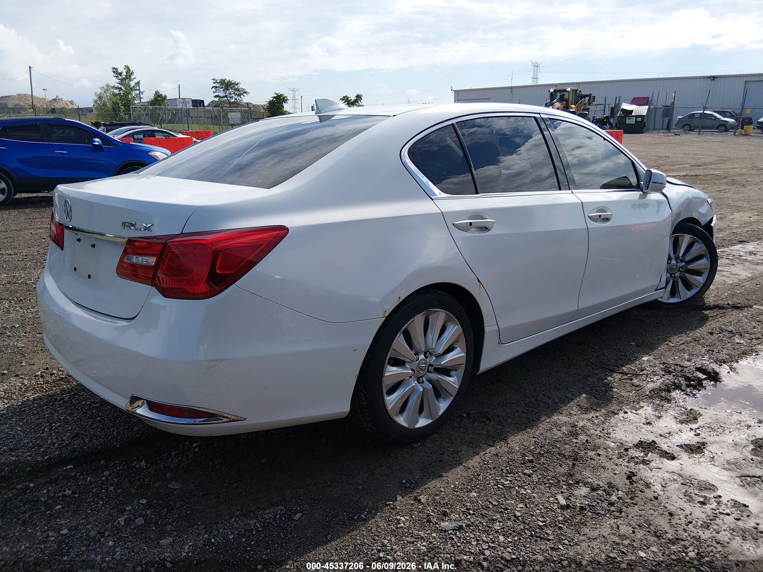 2014 Acura Rlx Sport Hybrid Technology Package Белый vin: JH4KC2F58EC000296