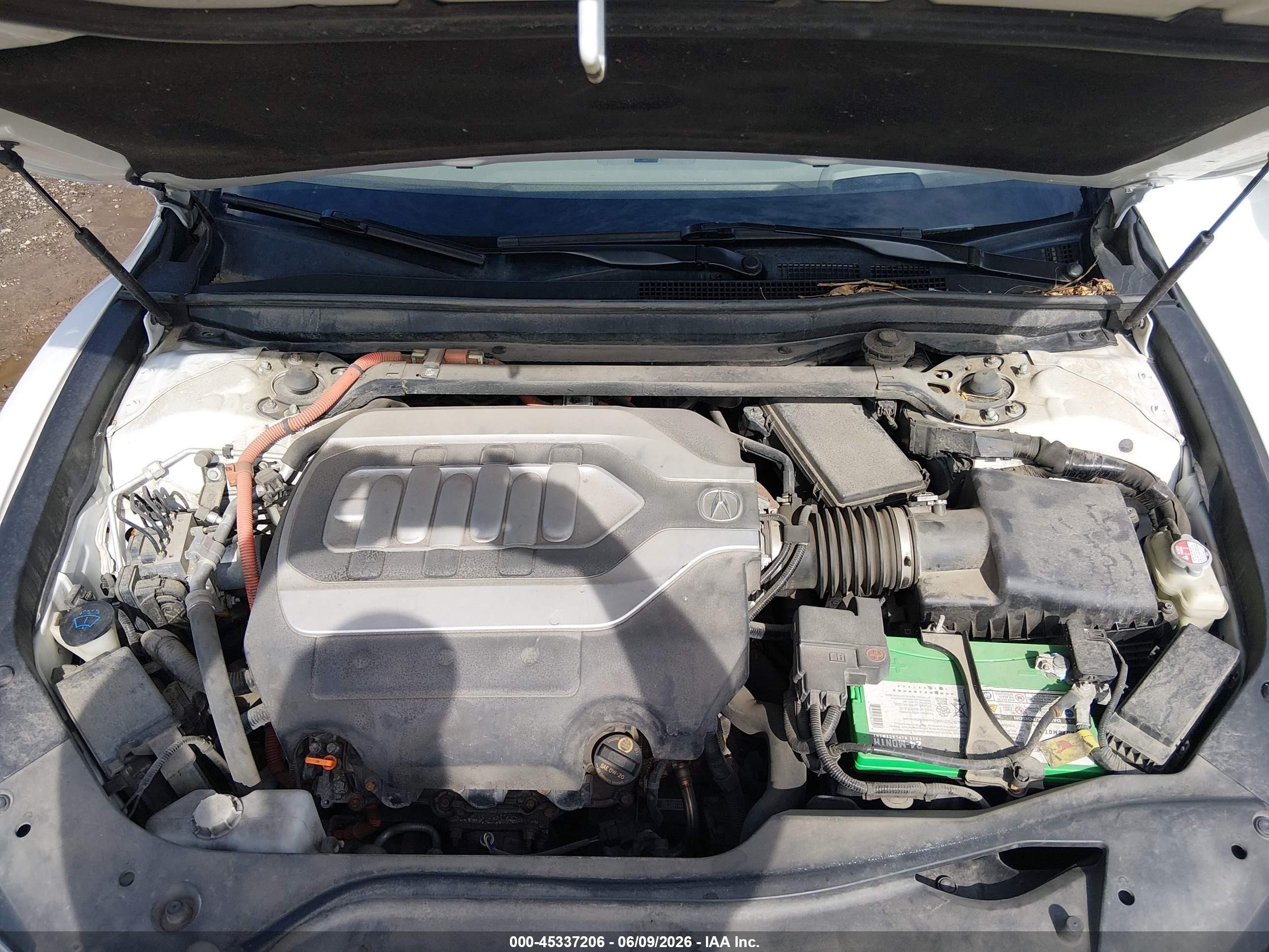 2014 Acura Rlx Sport Hybrid Technology Package Белый vin: JH4KC2F58EC000296