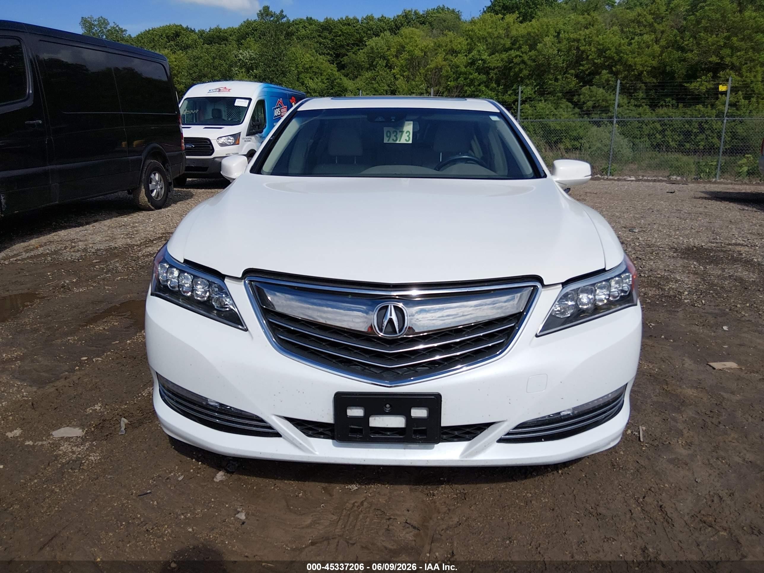 2014 Acura Rlx Sport Hybrid Technology Package Белый vin: JH4KC2F58EC000296