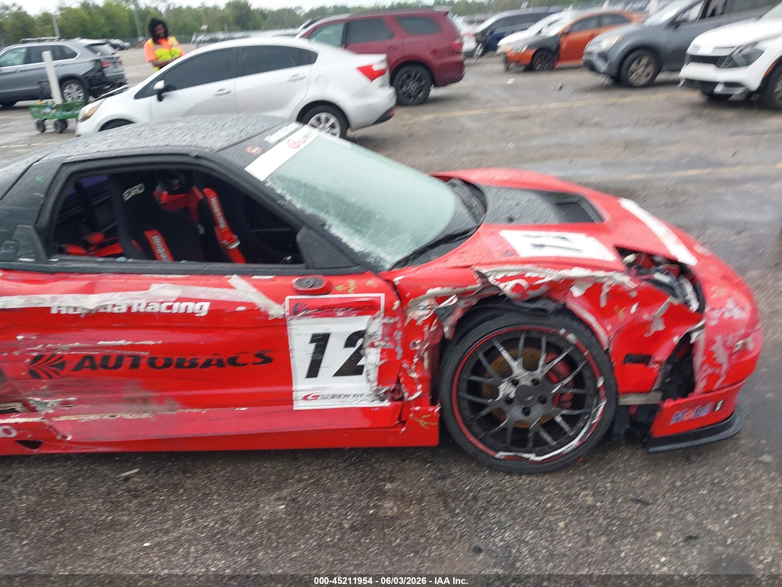 1991 Acura Nsx Red vin: JH4NA1157MT002124