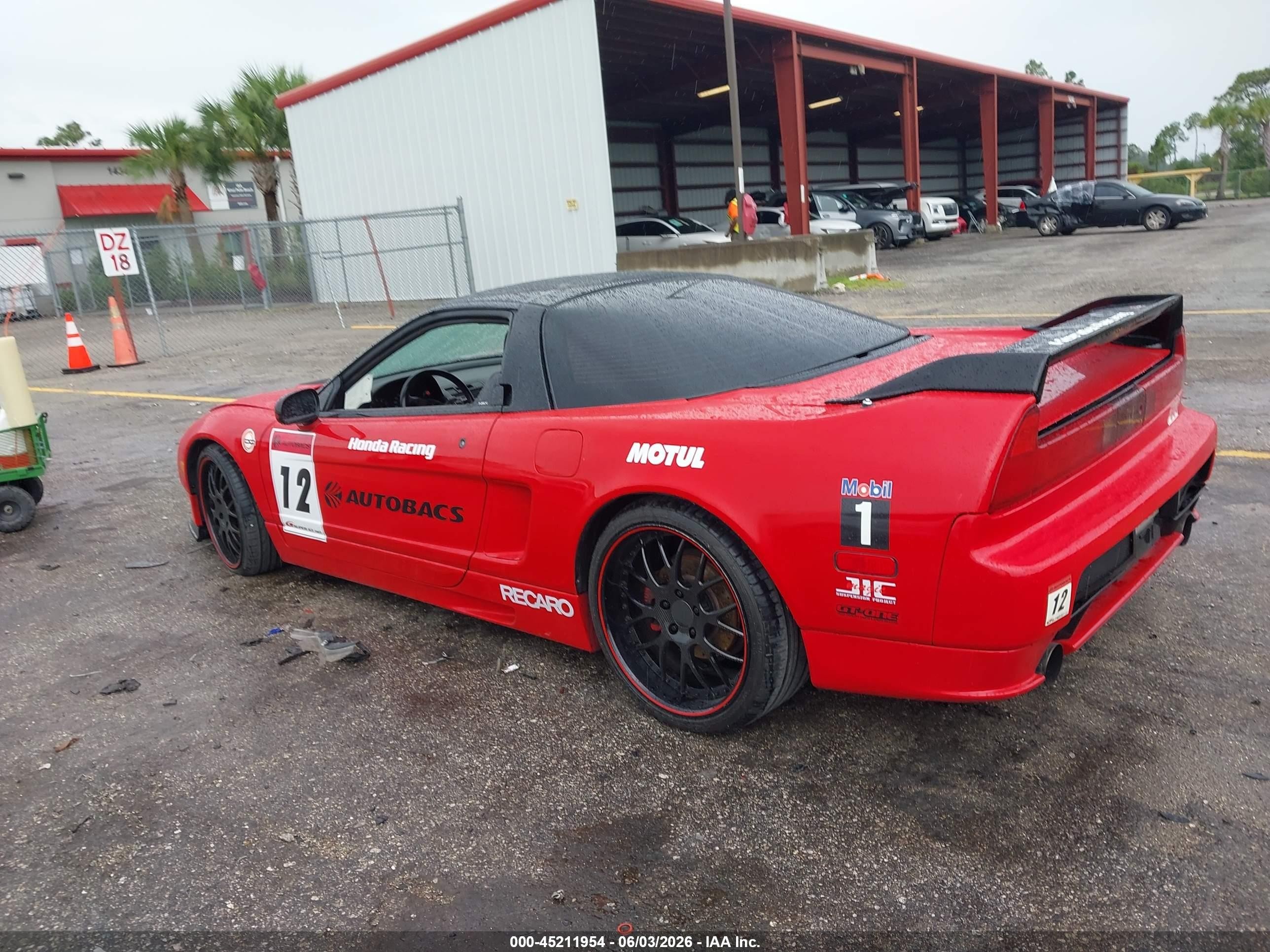 1991 Acura Nsx Red vin: JH4NA1157MT002124