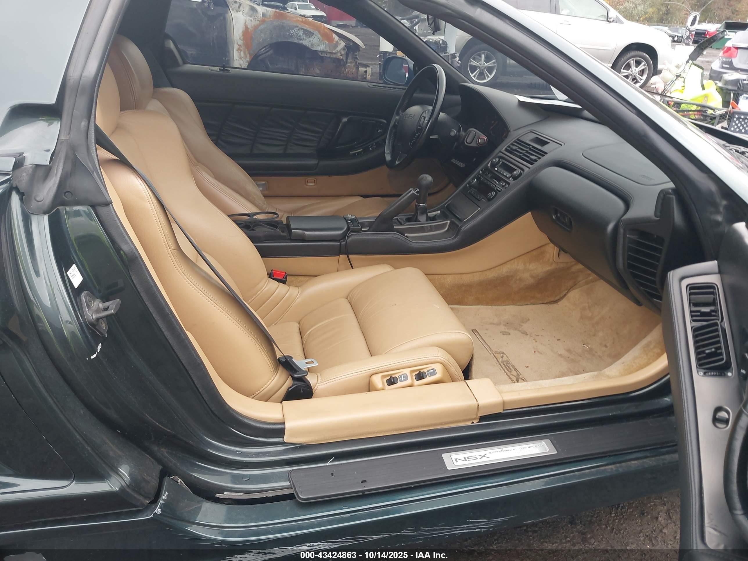 1995 Acura Nsx T Green vin: JH4NA1186ST000579