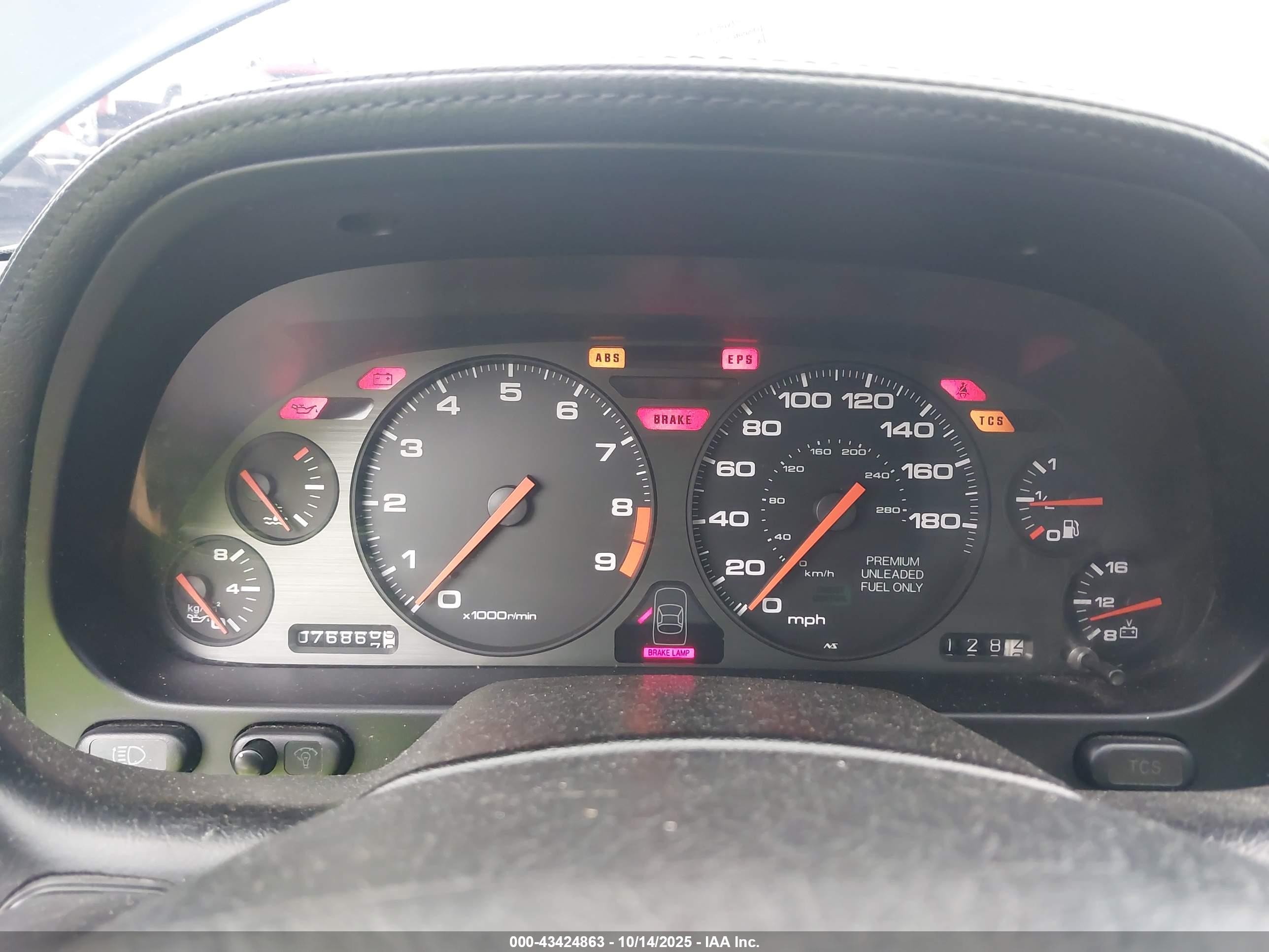 1995 Acura Nsx T Green vin: JH4NA1186ST000579