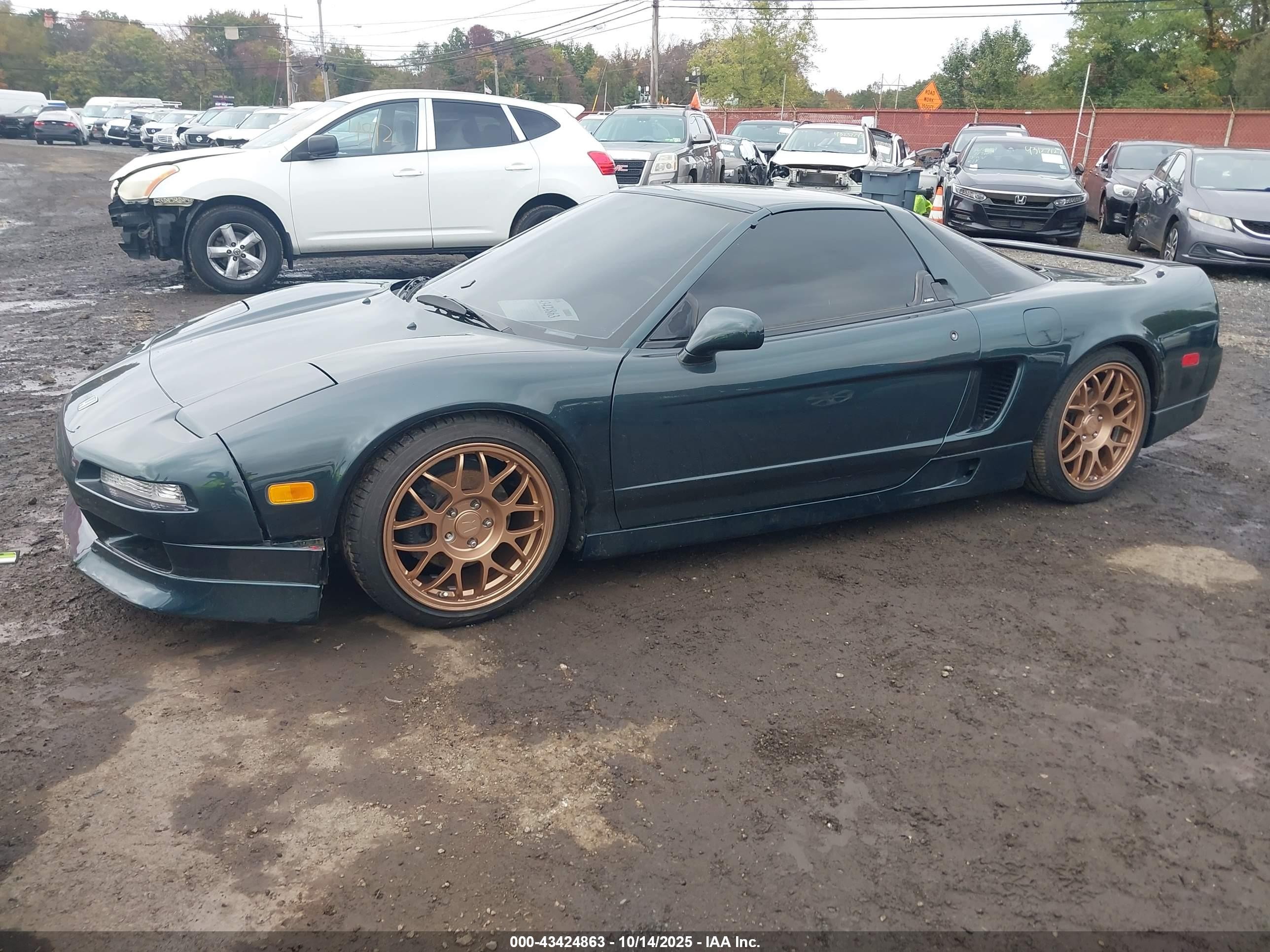 1995 Acura Nsx T Green vin: JH4NA1186ST000579